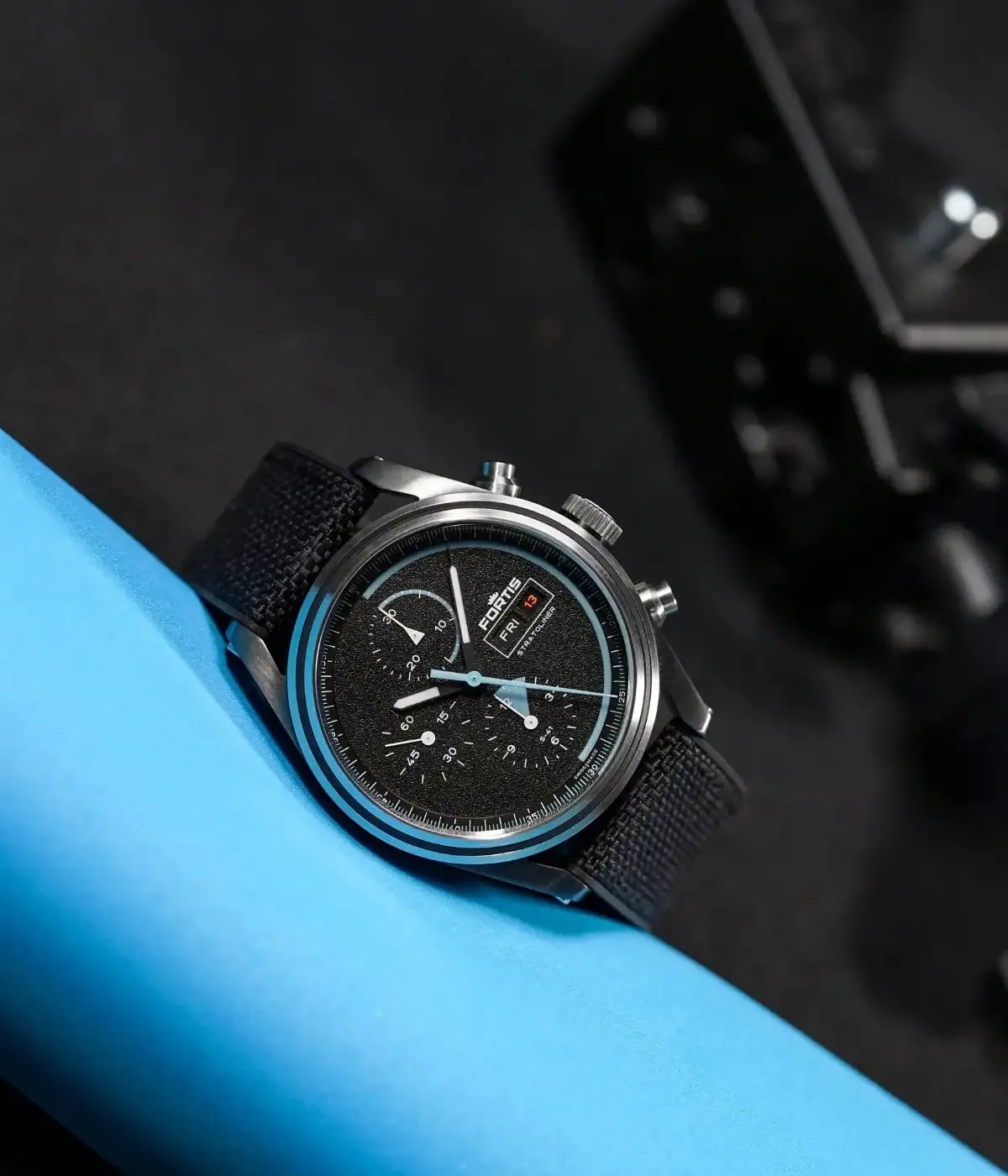 Fortis Stratoliner Gravity Black Men's Watch F2340018