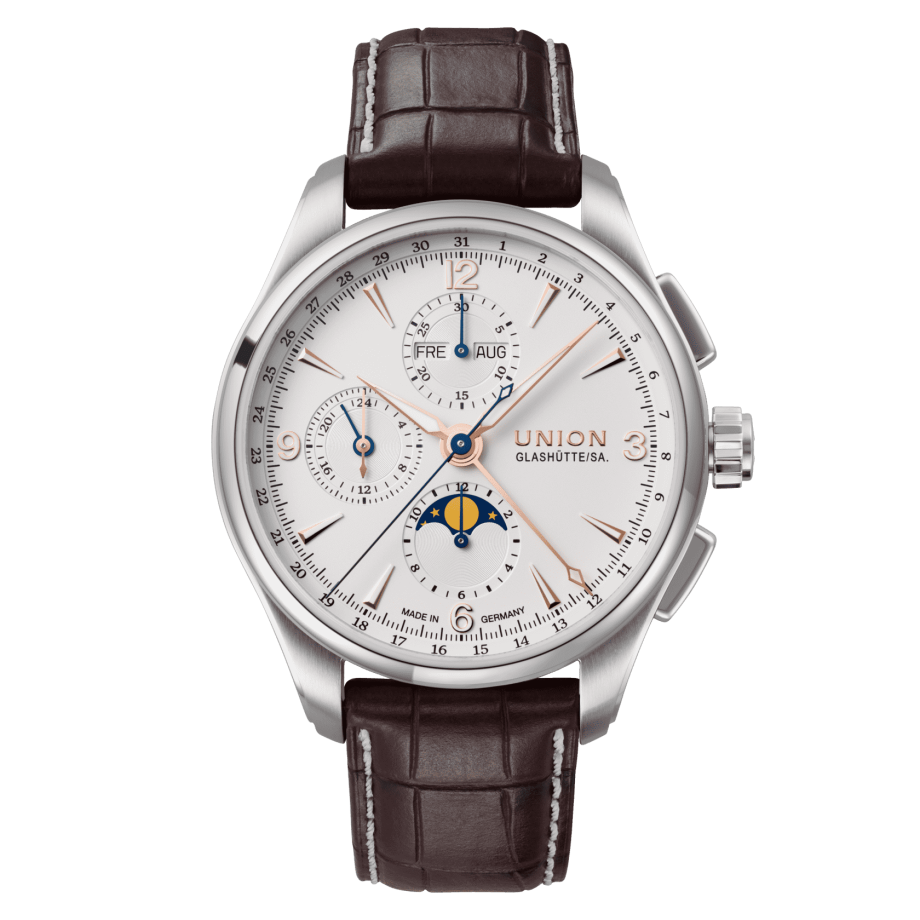 Union Glashütte Belisar Chronograph Moon Phase Men's Watch D014.425.16.017.01
