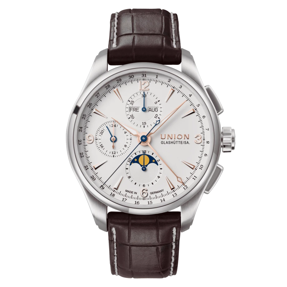 Union Glashütte Belisar Chronograph Moon Phase Men's Watch D014.425.16.017.01