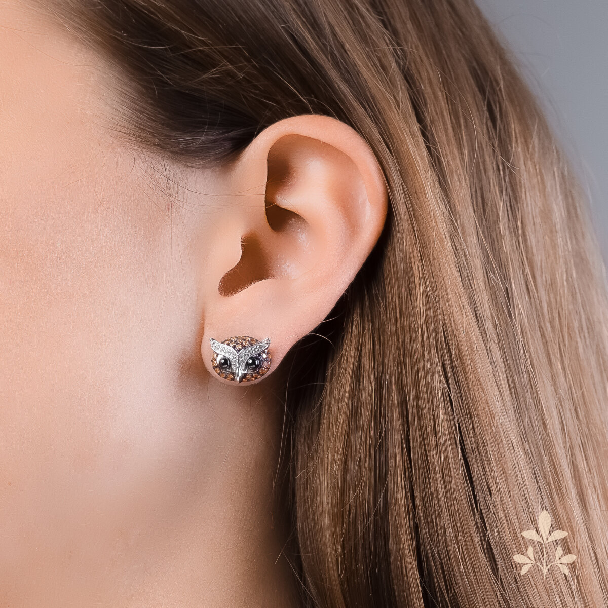 At the time Lucas Owl Earrings SZA-2990-118