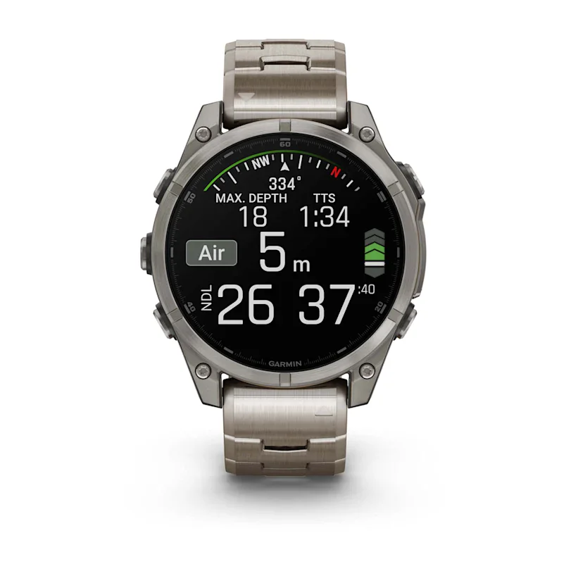 Garmin fēnix® 8 - 47 mm AMOLED Sapphire Graphite/Titanium Titan 010-02904-40