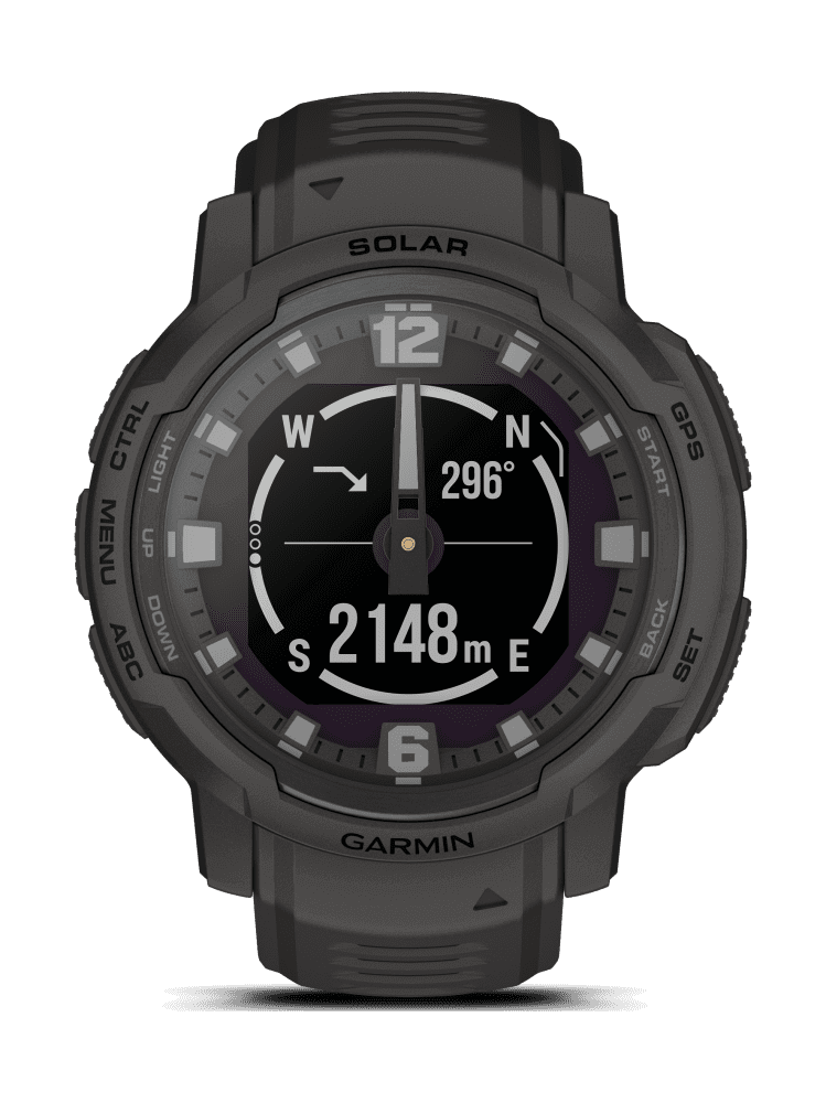 Garmin Instinct Crossover Solar Graphite Men's Watch 010-02730-01