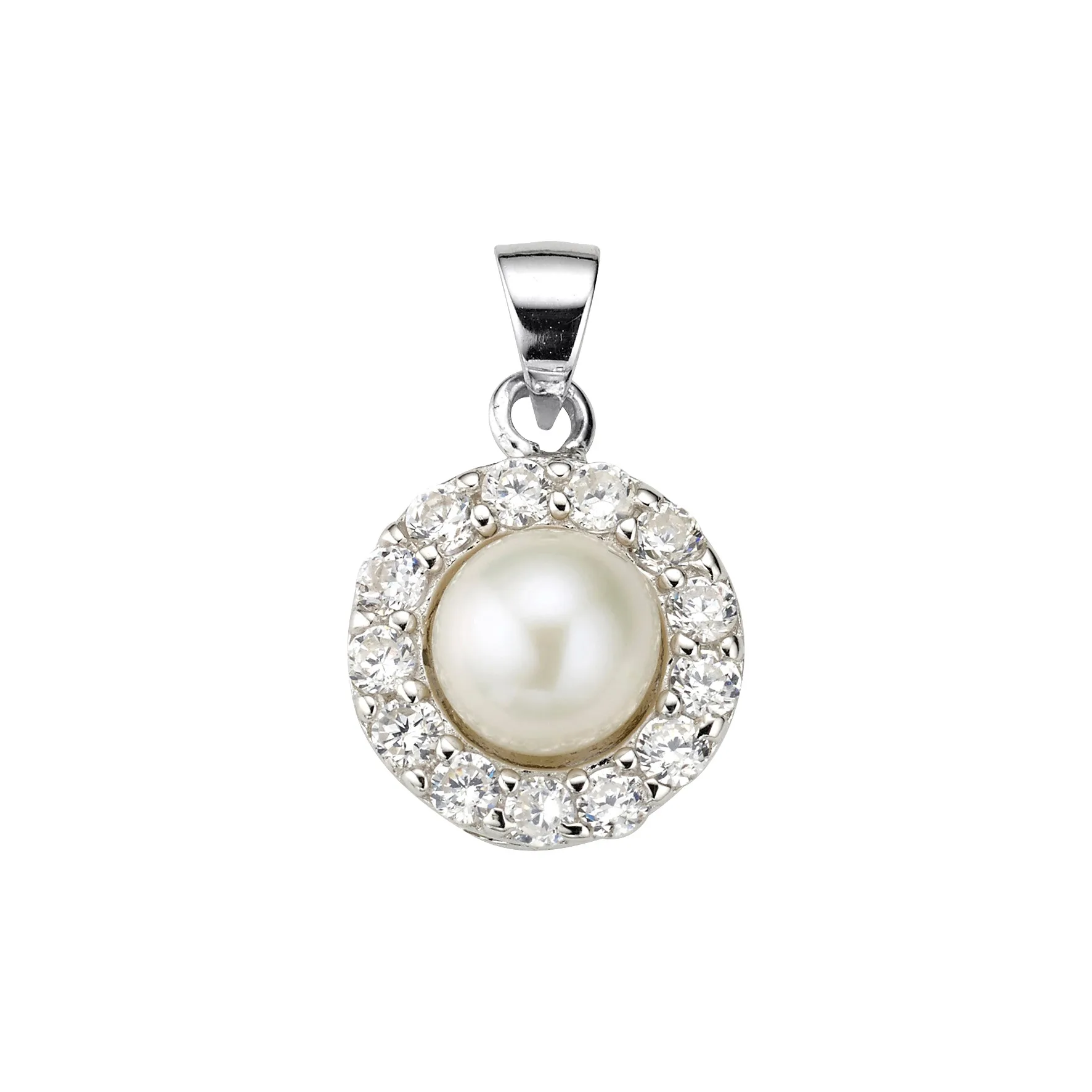 CEM 925 silver pendant freshwater cultured pearl BAH905142