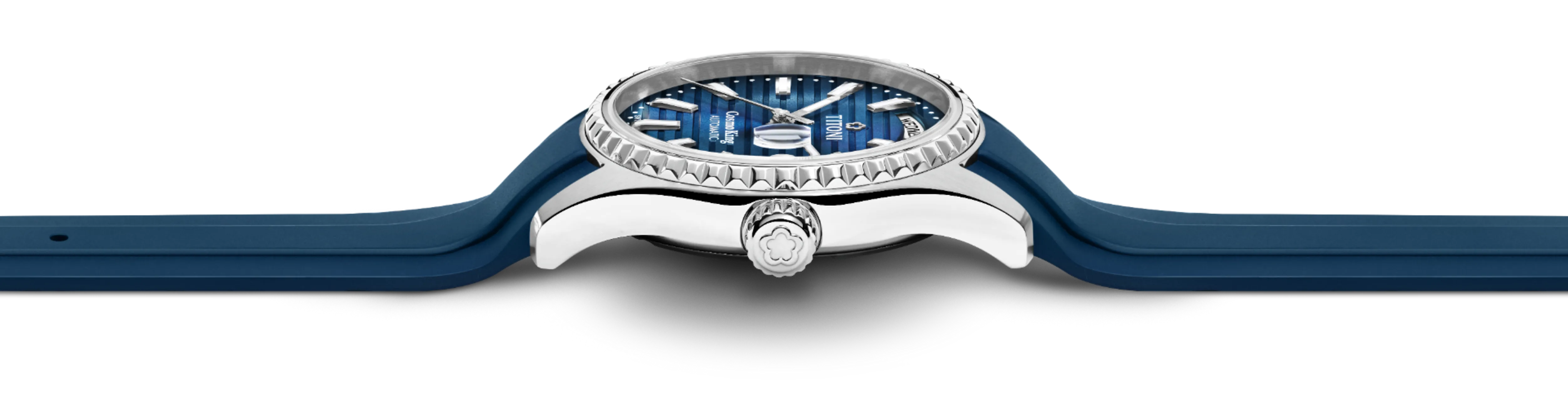 Titoni Cosmo King Blue Men's Watch 797S-RBL-696