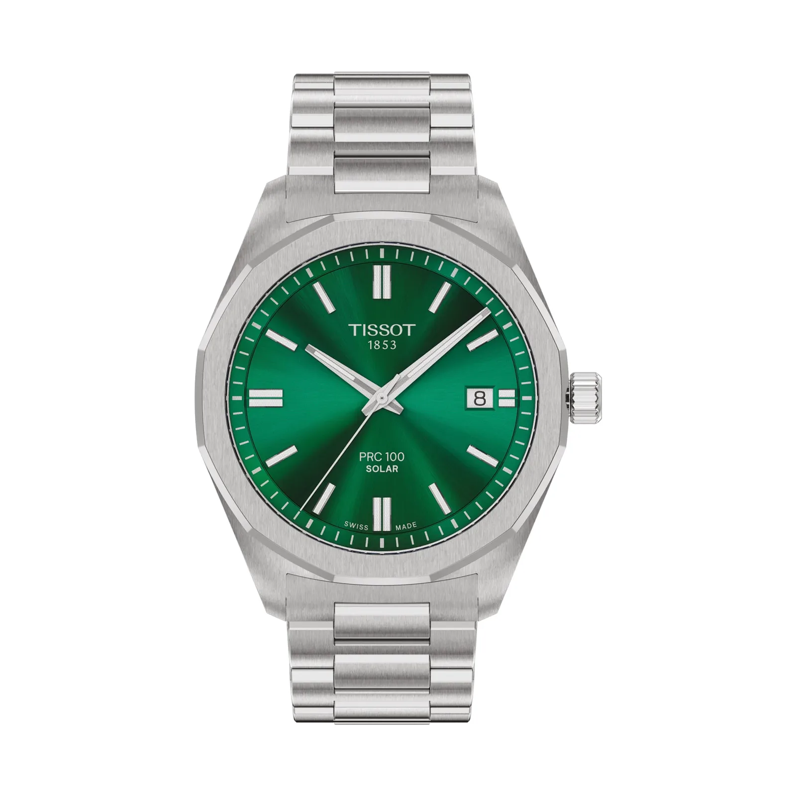 Tissot PRC 100 Solar 39 mm Green Men's Watch T151.422.11.091.00
