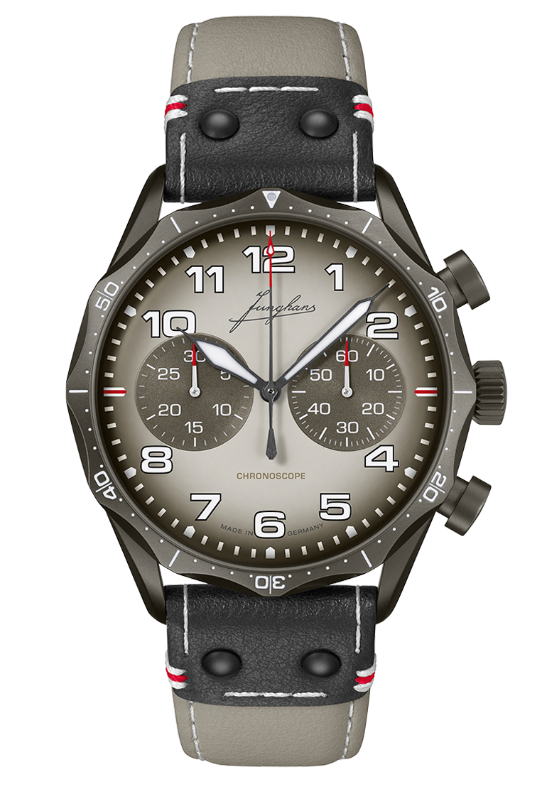 Junghans Meister Pilot Chronoscope men's watch 27-3398.00