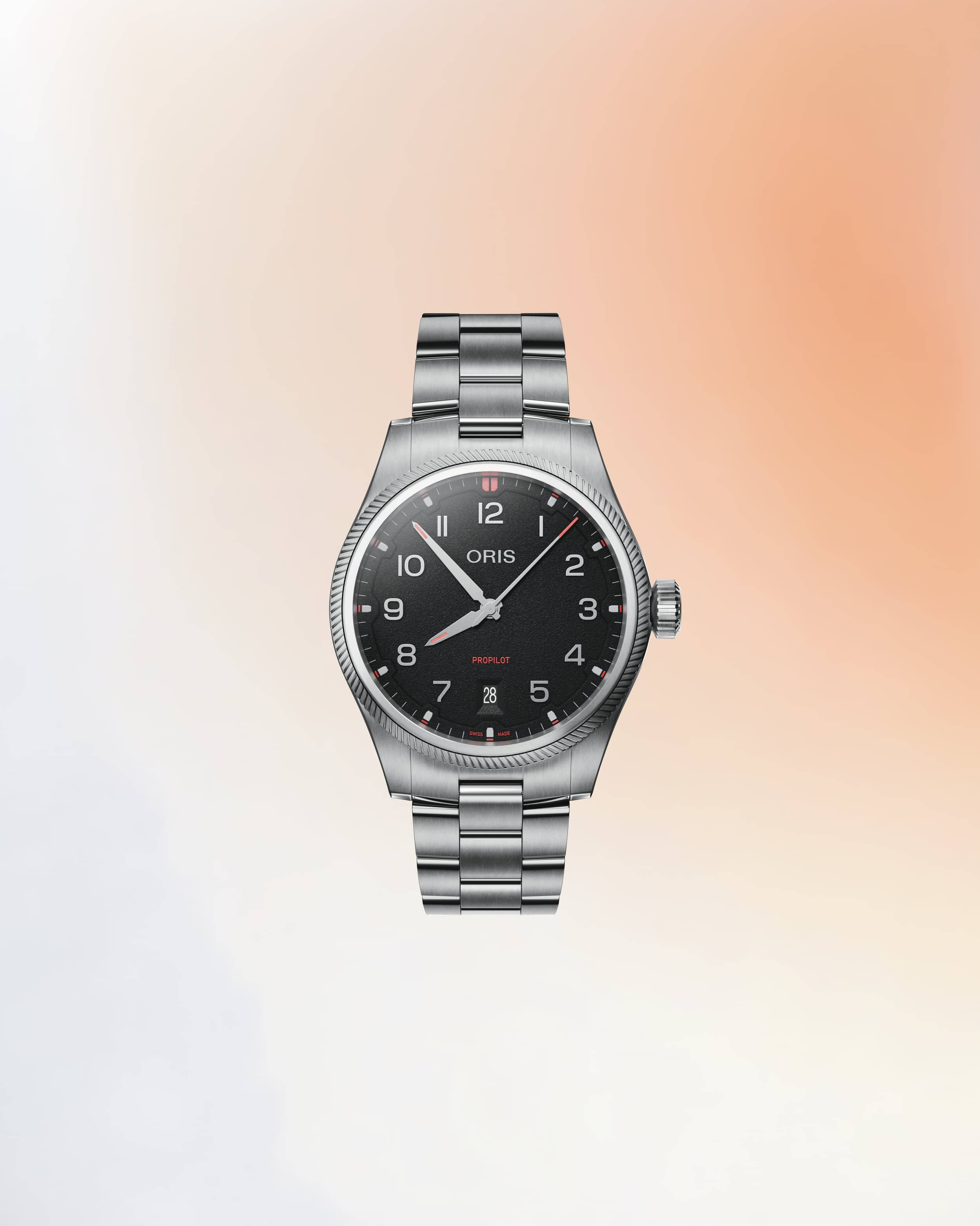 Oris ProPilot Date men's watch 01 733 7805 4164-07 8 20 04LC