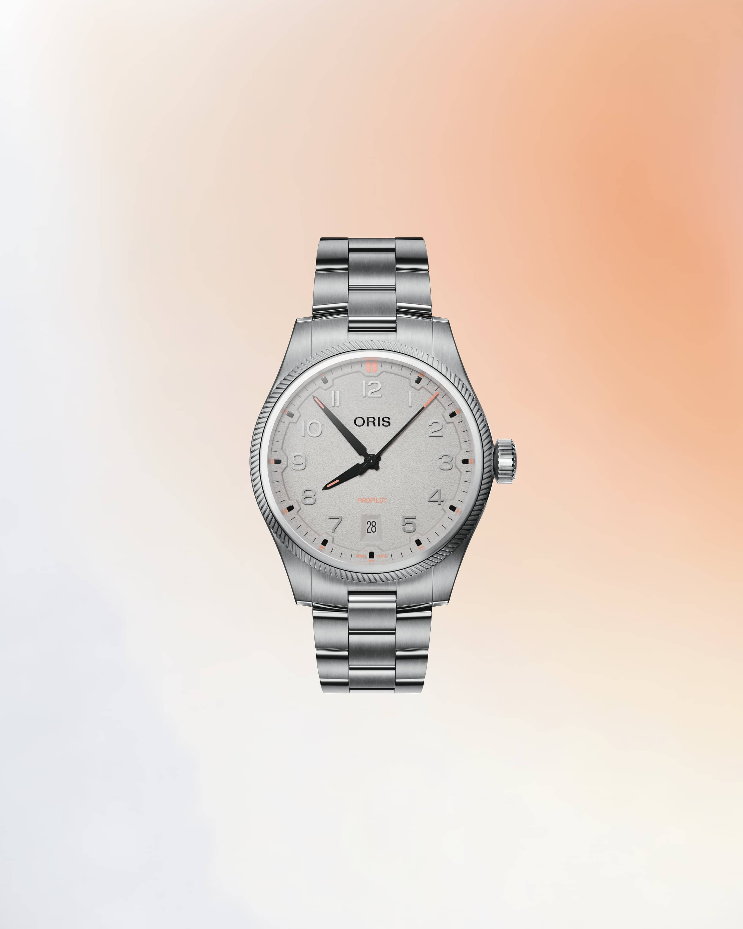 Oris ProPilot Date men's watch 01 733 7805 4163-07 8 20 04LC