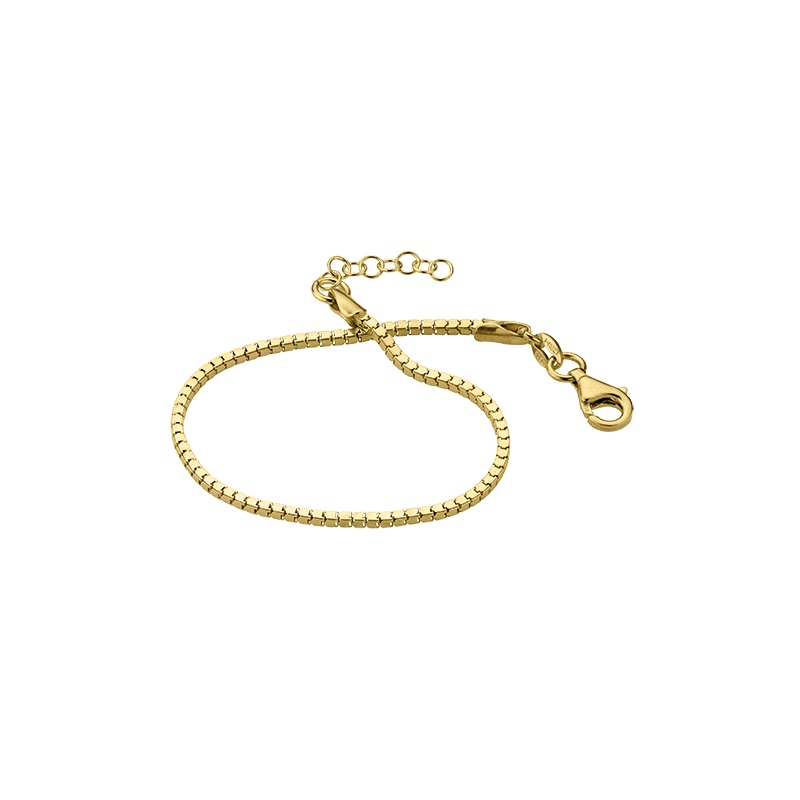 CEM silver bracelet gold plated 5-211985-001