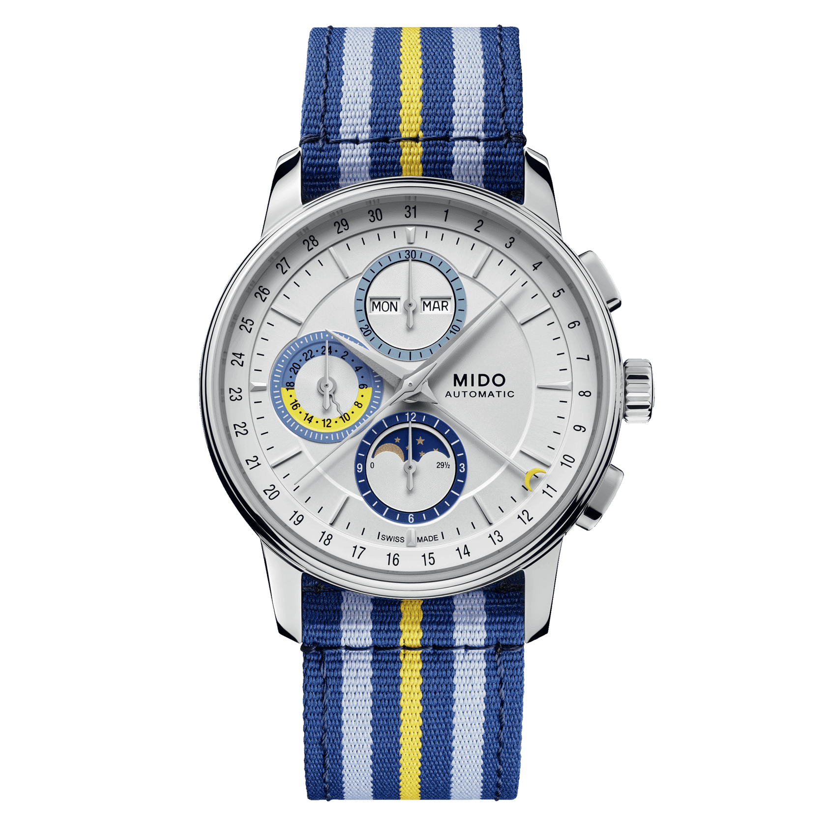 Mido Baroncelli Chronograph Moonphase M027.625.17.031.00 men's watch