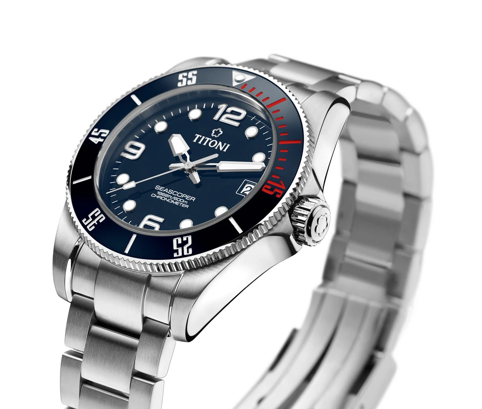 Titoni Seascoper600 men's watch 83600 S-BE-255