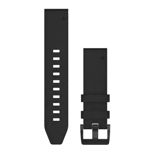 Garmin Epix replacement bracelet leather QuickFit black 010-12740-01