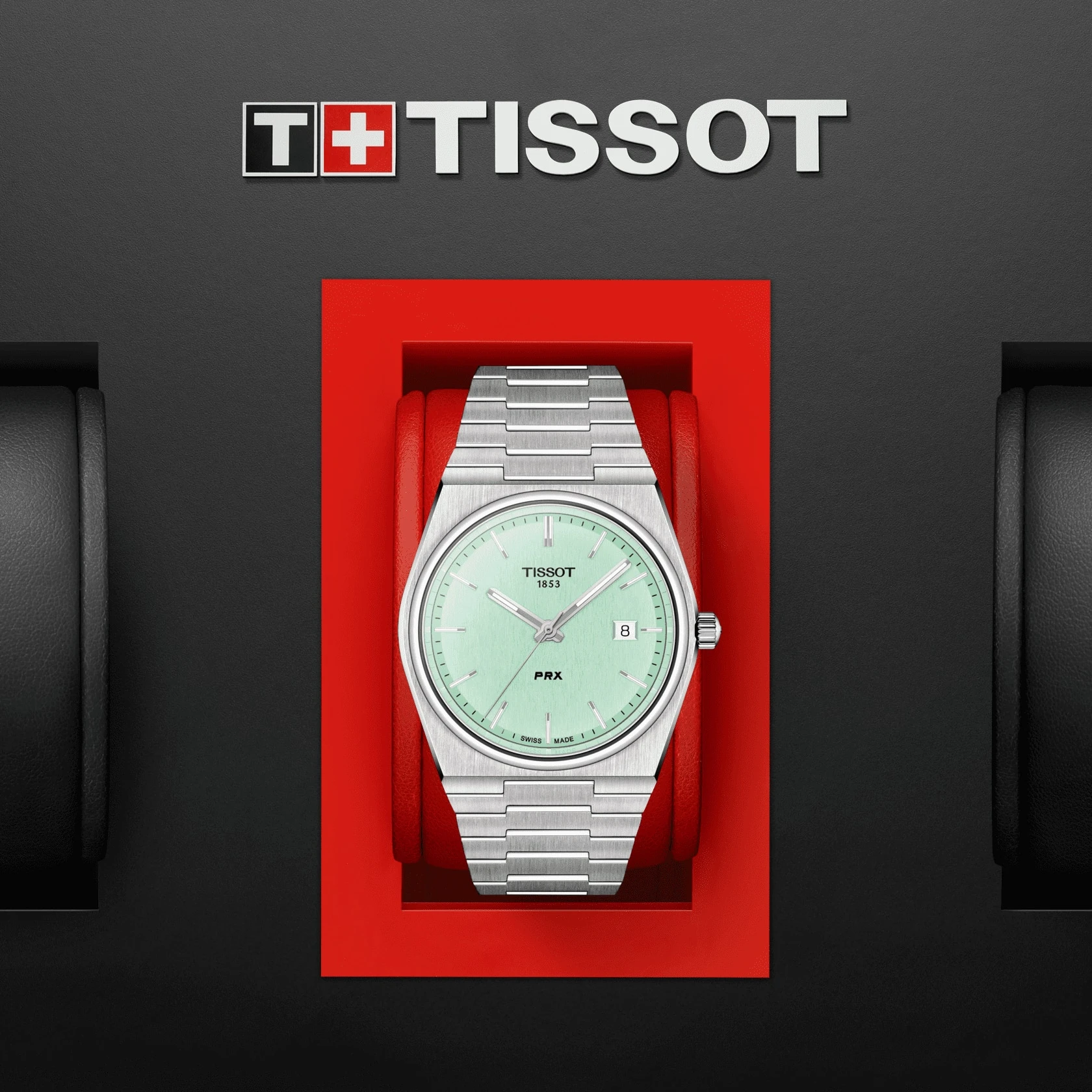 Tissot PRX Quartz Men's Watch Mint Green T137.410.11.091.01