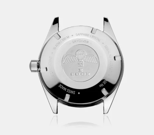 Edox SkyDiver 38 Date Automatic Limited Edition Unisex Watch 80131 3BUM BUIN