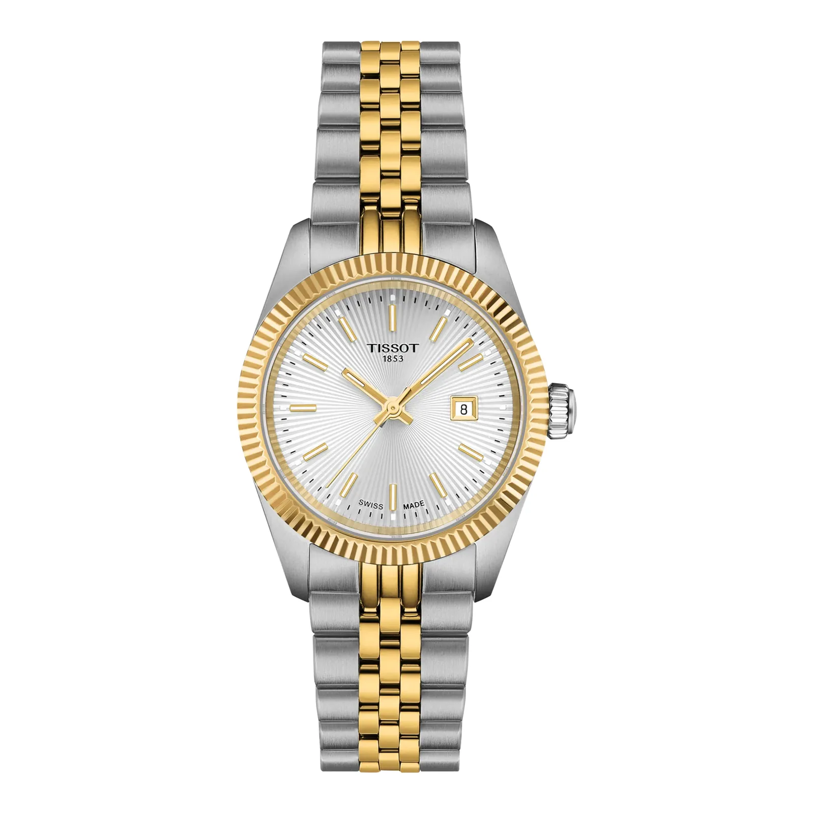 Tissot Ballade Quartz 30 mm Two Tone Yellow Gold Women’s Watch T156.010.22.031.00