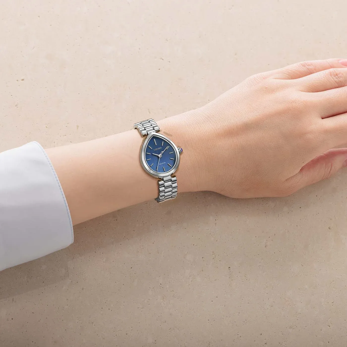Citizen L Rainell Eco-Drive Blue Ladies Watch EM1201-52L