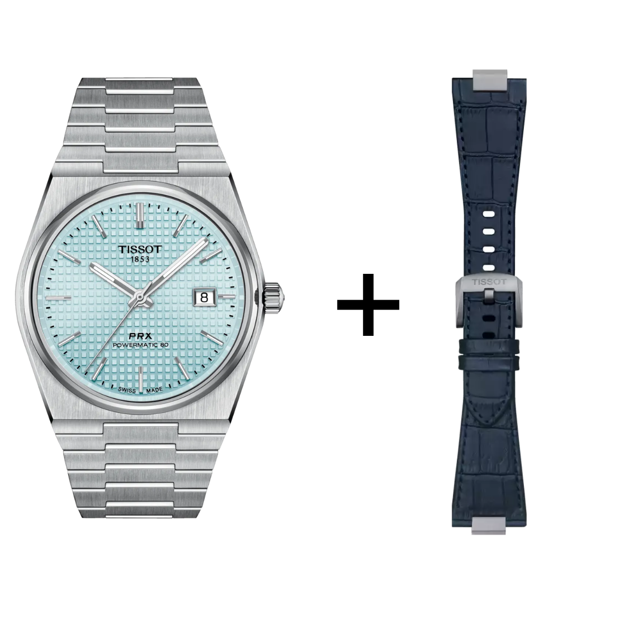 Tissot PRX Powermatic 80 Light Blue Ice Blue Men's Watch T137.407.11.351.00