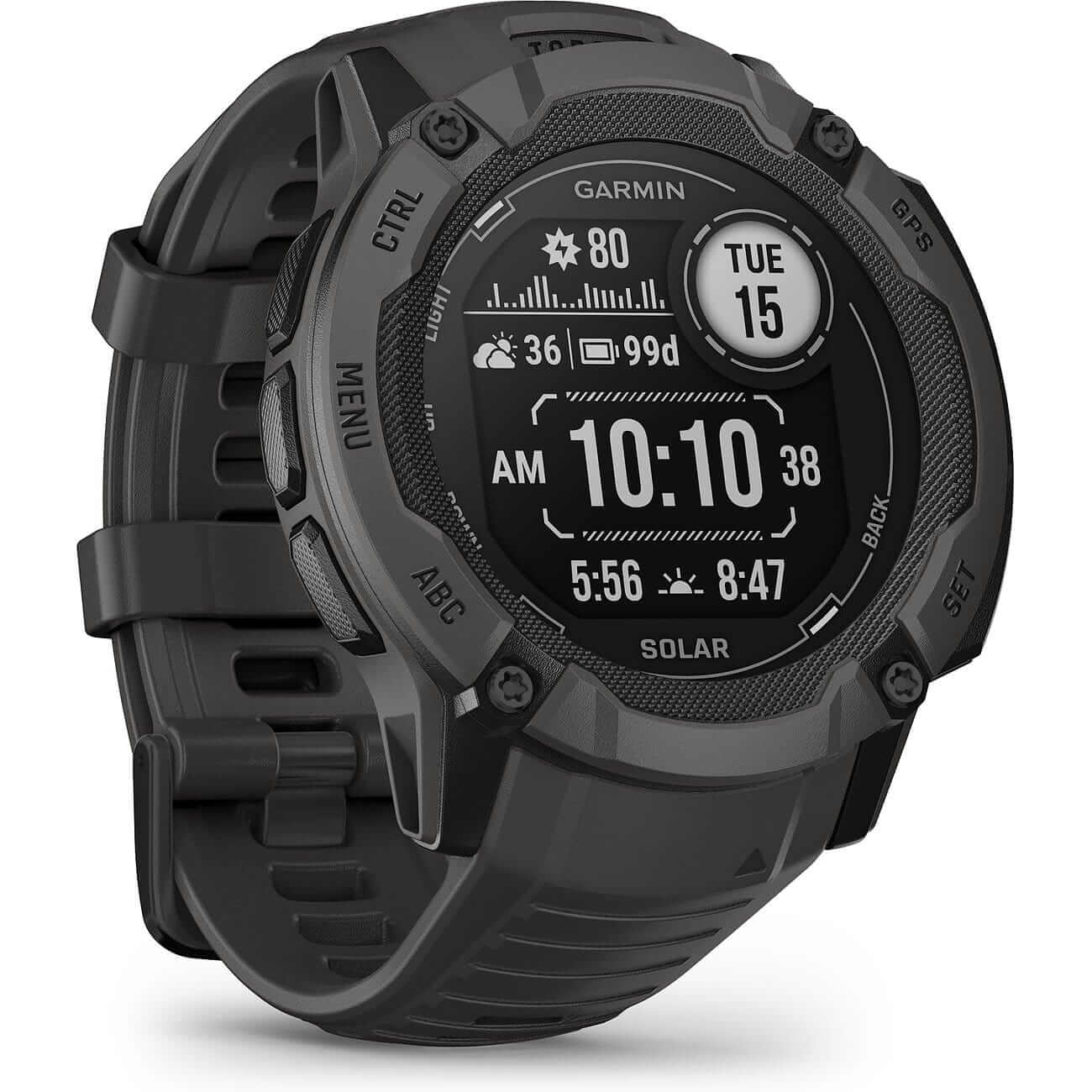 Garmin Instinct 2X Solar Graphite Men's Watch 010-02805-00