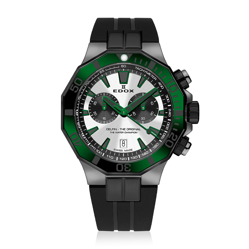 Edox Delfin The Original Chronograph Men's Watch 10112 37GNVCA ANV
