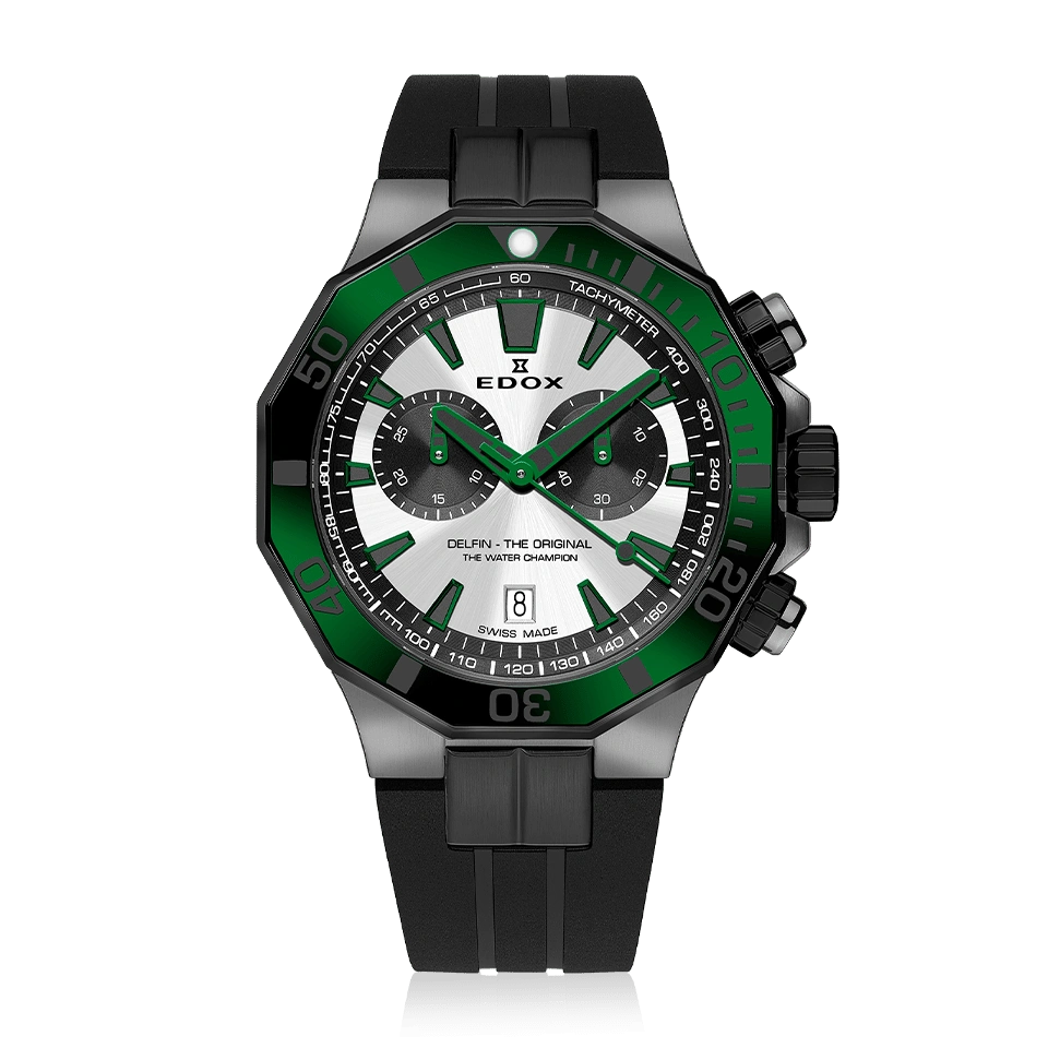 Edox Delfin The Original Chronograph Men's Watch 10112 37GNVCA ANV