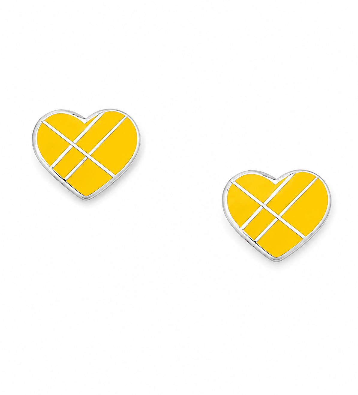 925 silver earring heart