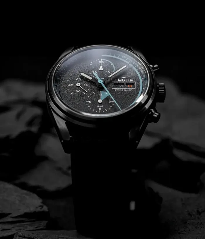 Fortis Stratoliner Gravity Black Men's Watch F2340018