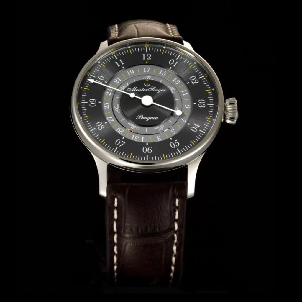 Meister Singer Pangaea Day Date 365, Automatic, Grey Men's Watch PDD365927