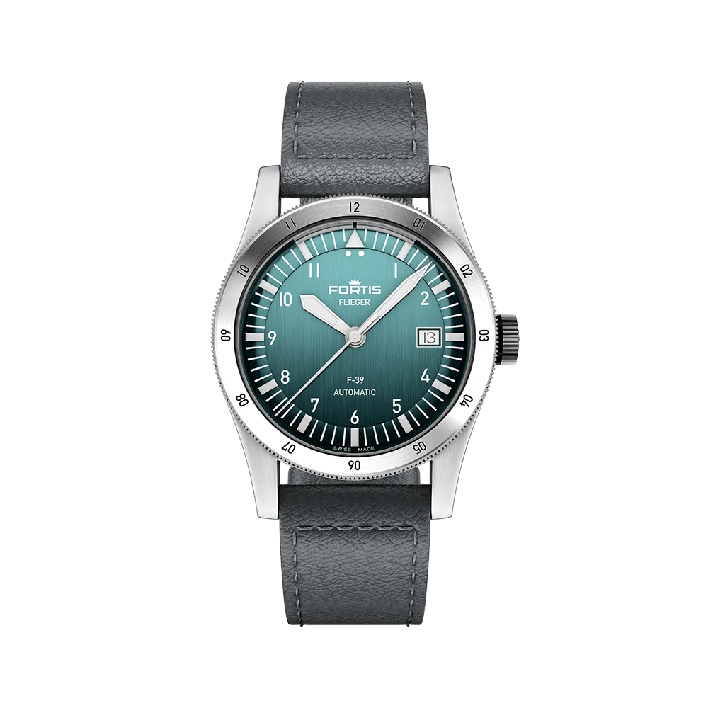 Fortis FLIEGER F-39 Automatic Petrol Men's Watch F4220020