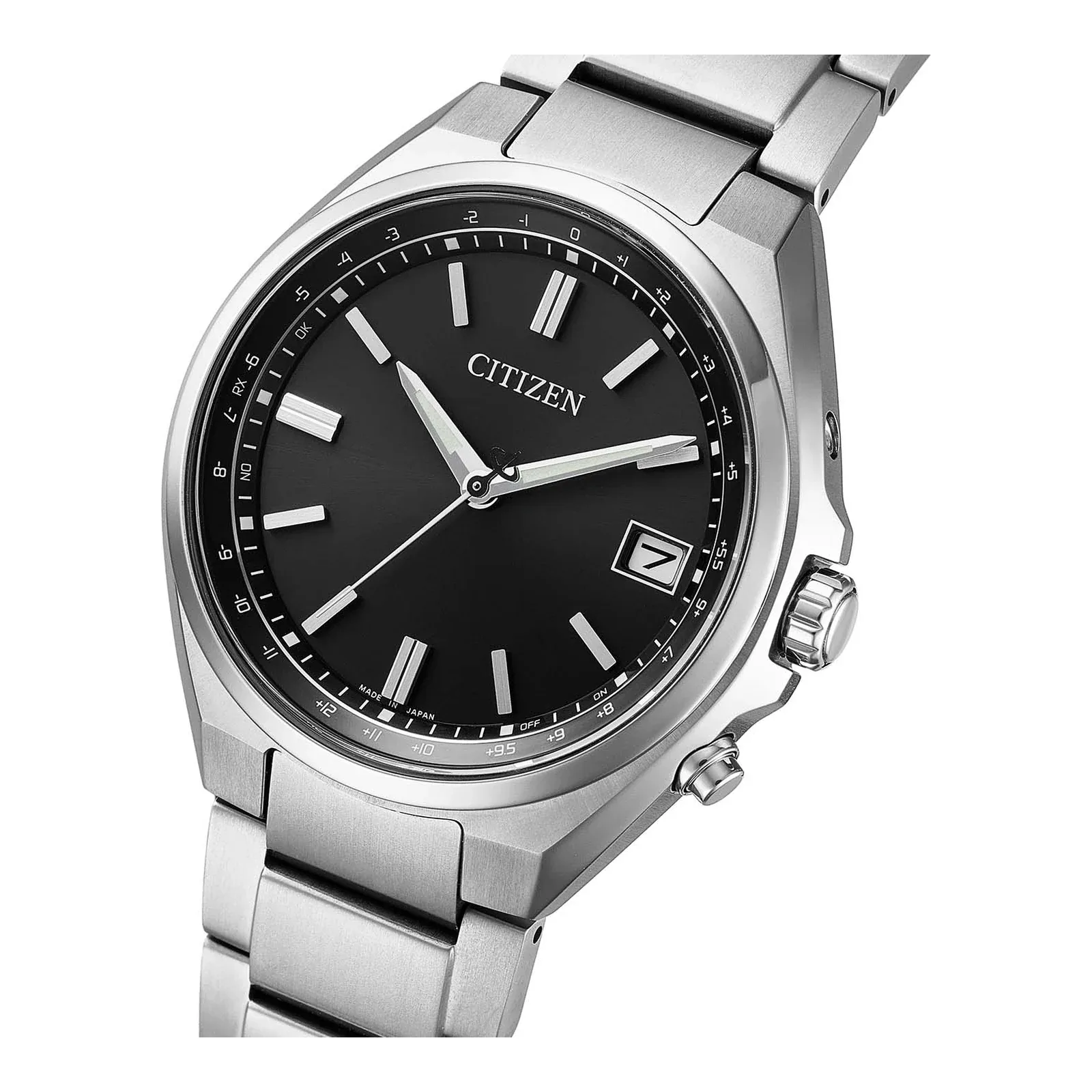 Citizen Eco-Drive Radio Controlled Super Titanium Black Men's Watch CB1160-55E