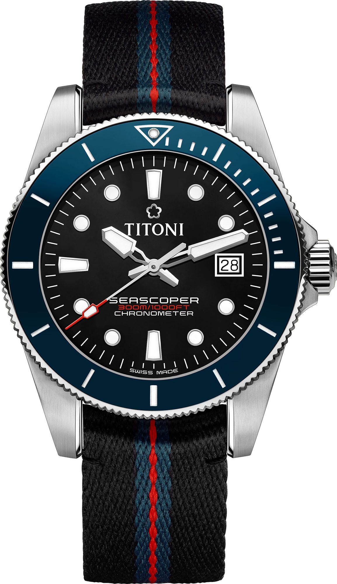Titoni Seascoper 300 men's watch 83300 S-BE-T4-706