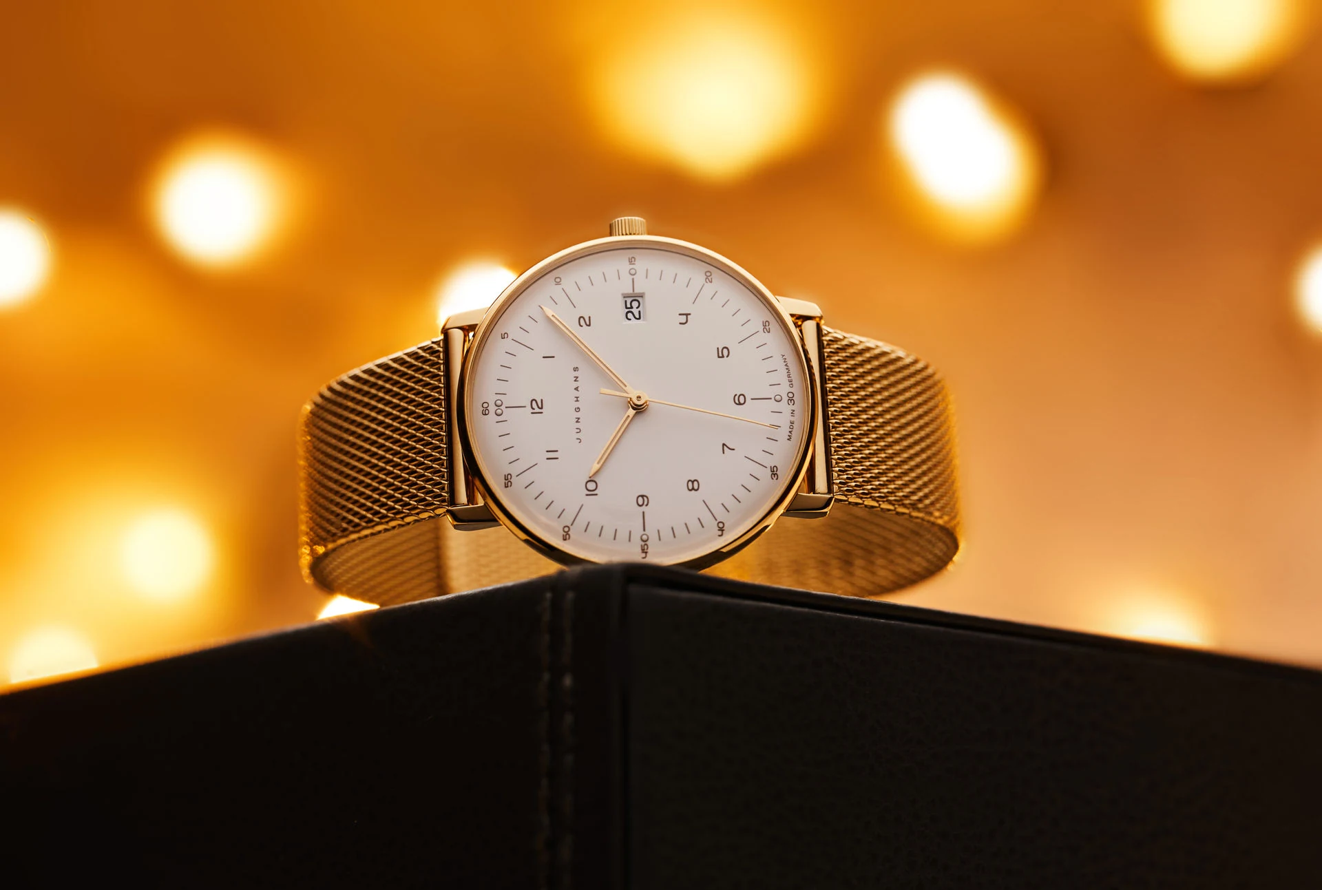 Junghans max bill sapphire glass ladies watch 47/7452.46