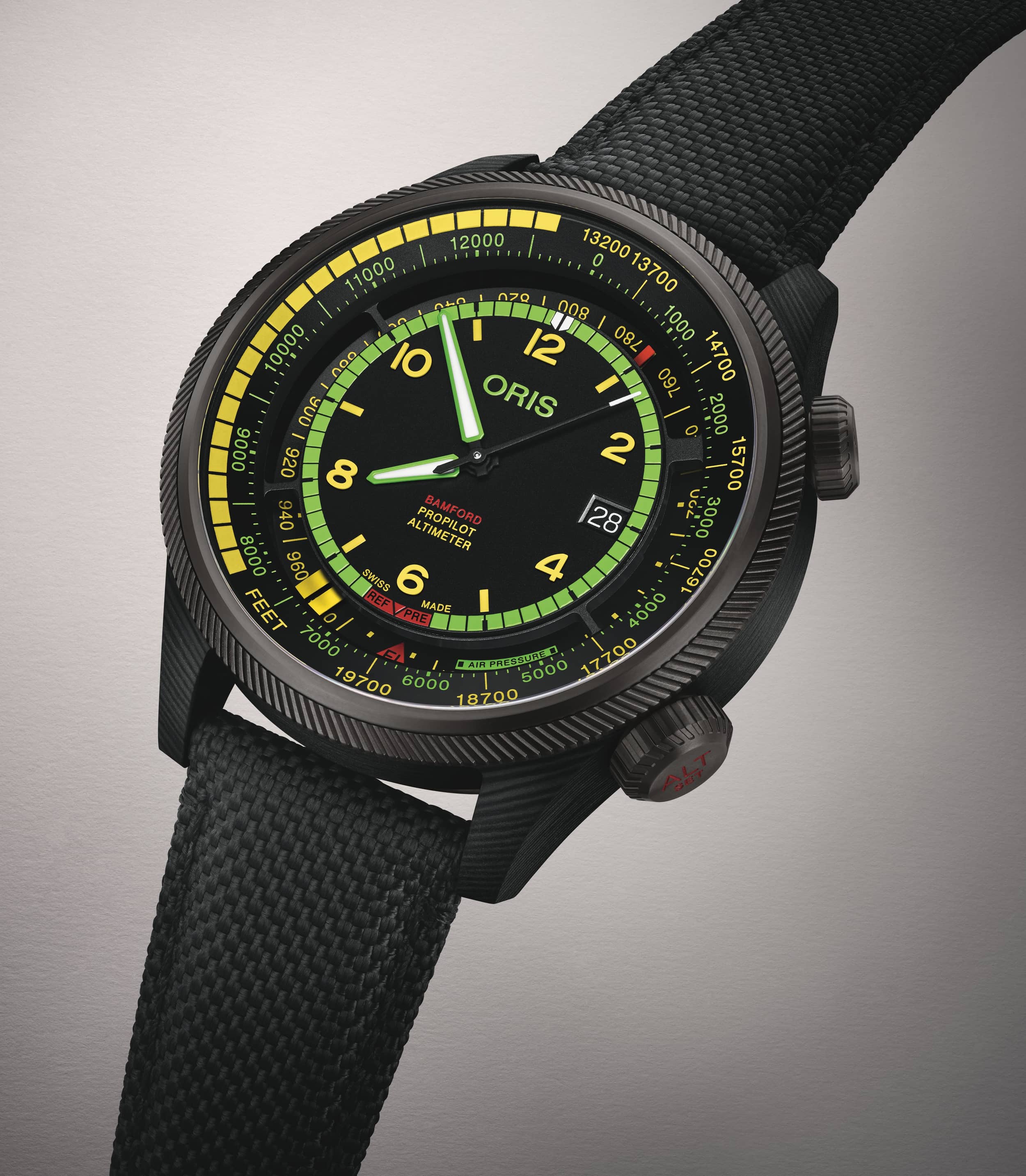 Oris Bamford ProPilot Altimeter "Mission Control" Limited Edition Men's Watch 01 793 7775 8724