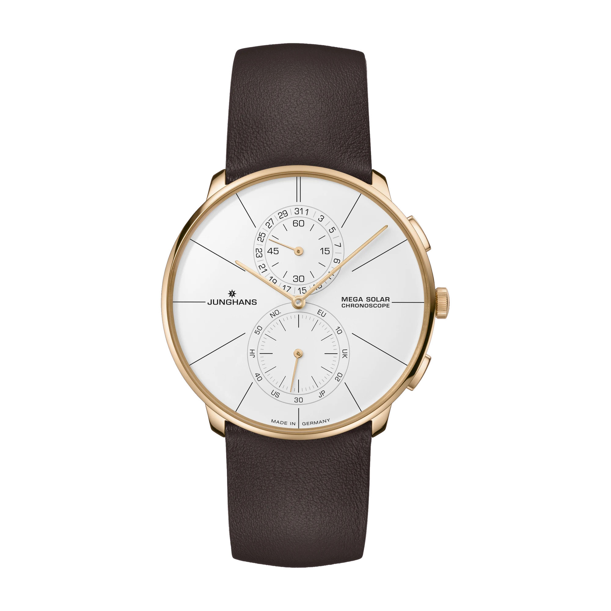 Junghans Meister Fine Chronoscope Mega Solar Men's Watch 059/7201.00