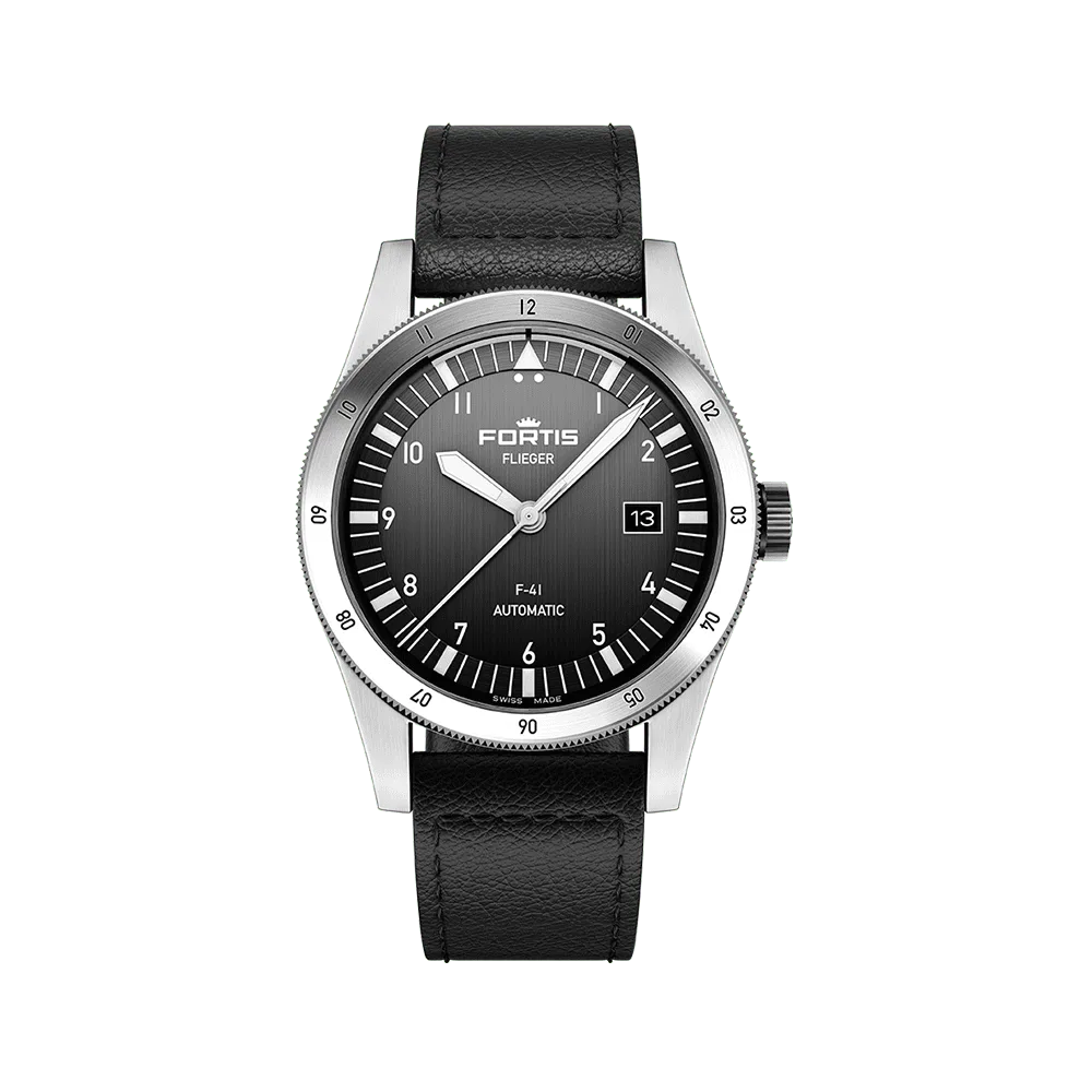 Fortis FLIEGER F-41 Automatic Black Men's Watch F4220018