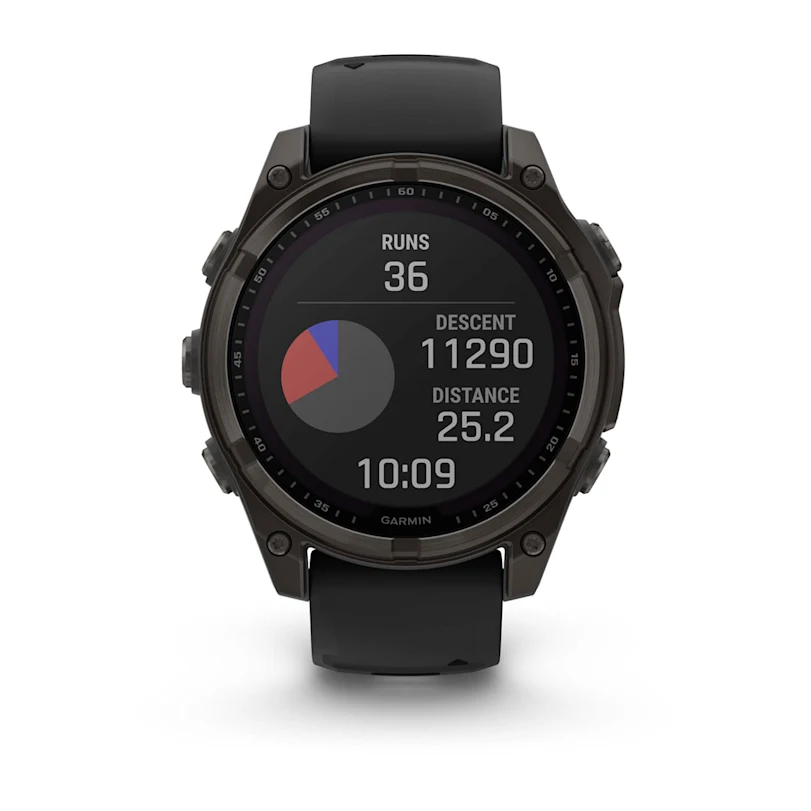 Garmin fēnix® 8 - 47 mm Solar Sapphire Graphite/Carbon Gray Titanium DLC 010-02906-11
