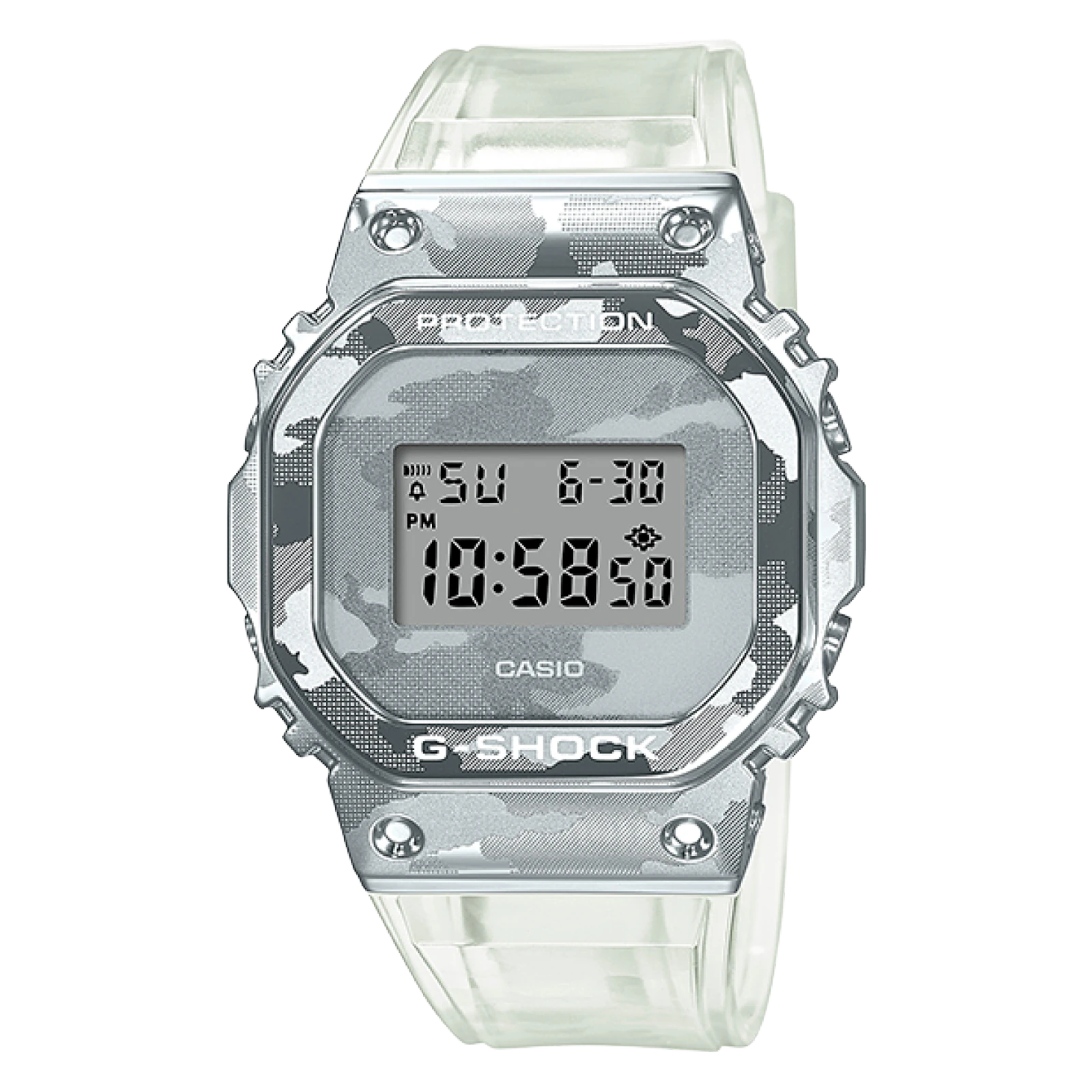 Casio G-Shock Men's Watch Limited Edition Skeleton Camouflage GM-5600SCM-1ER