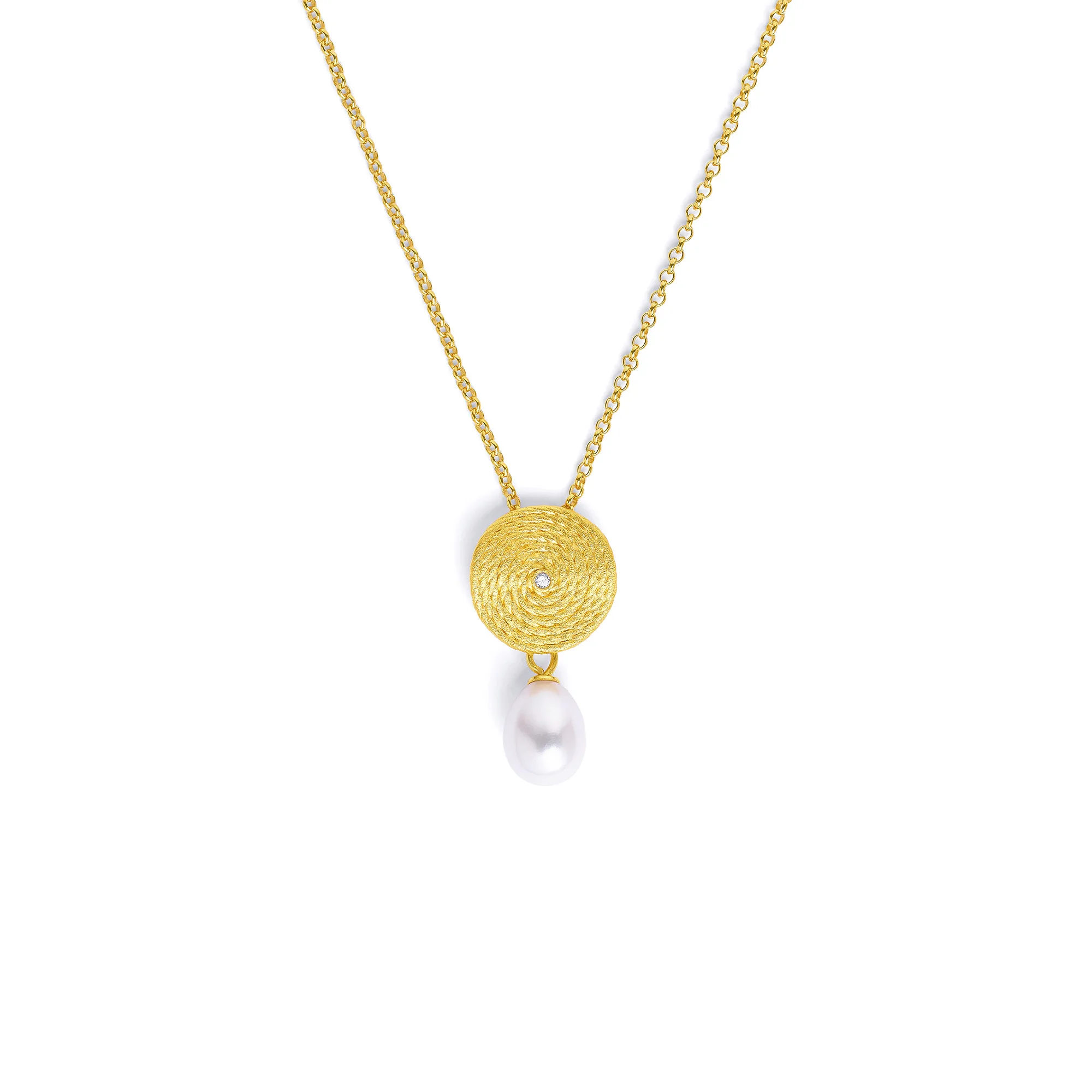 Bernd Wolf Lianisa necklace design line Liana, freshwater pearl, 15mm 8611042656-V45