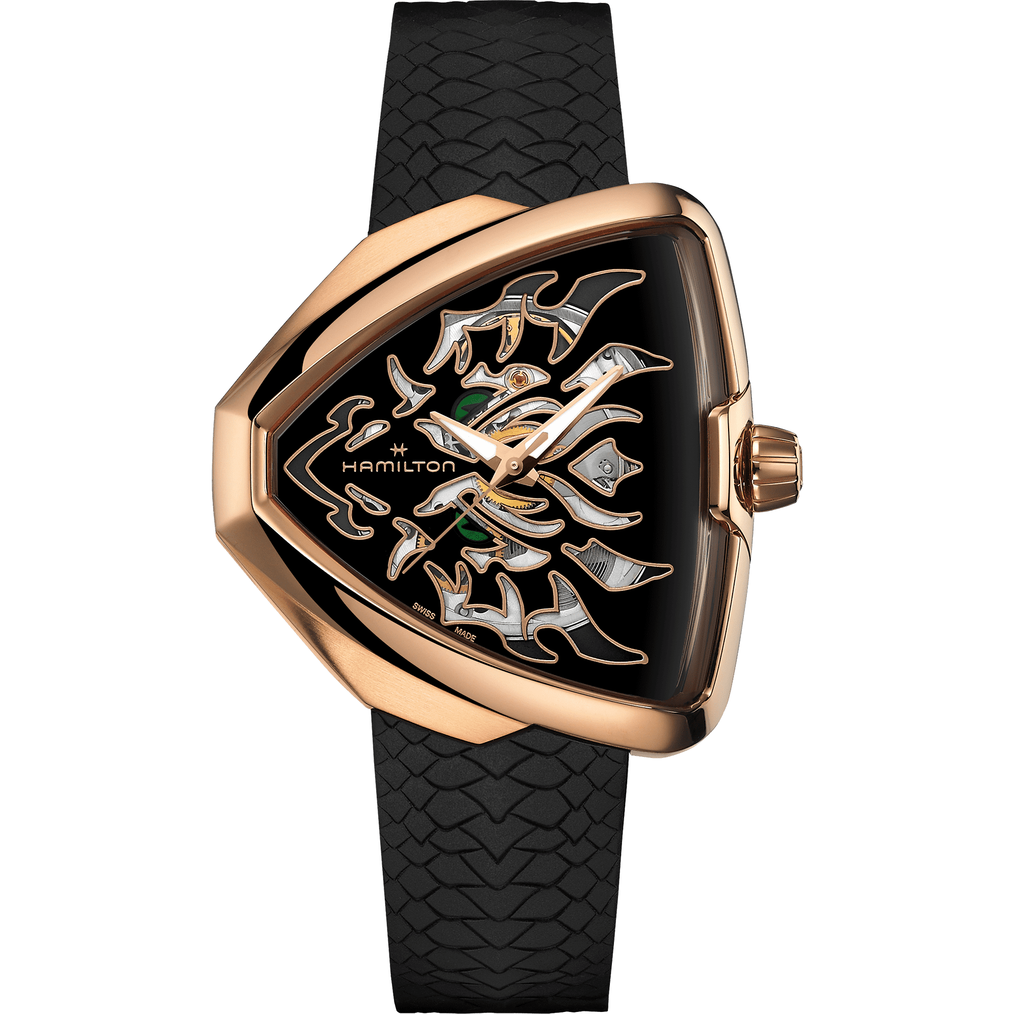 Hamilton Ventura Elvis80 Skeleton Automatic Men's Watch H24525332