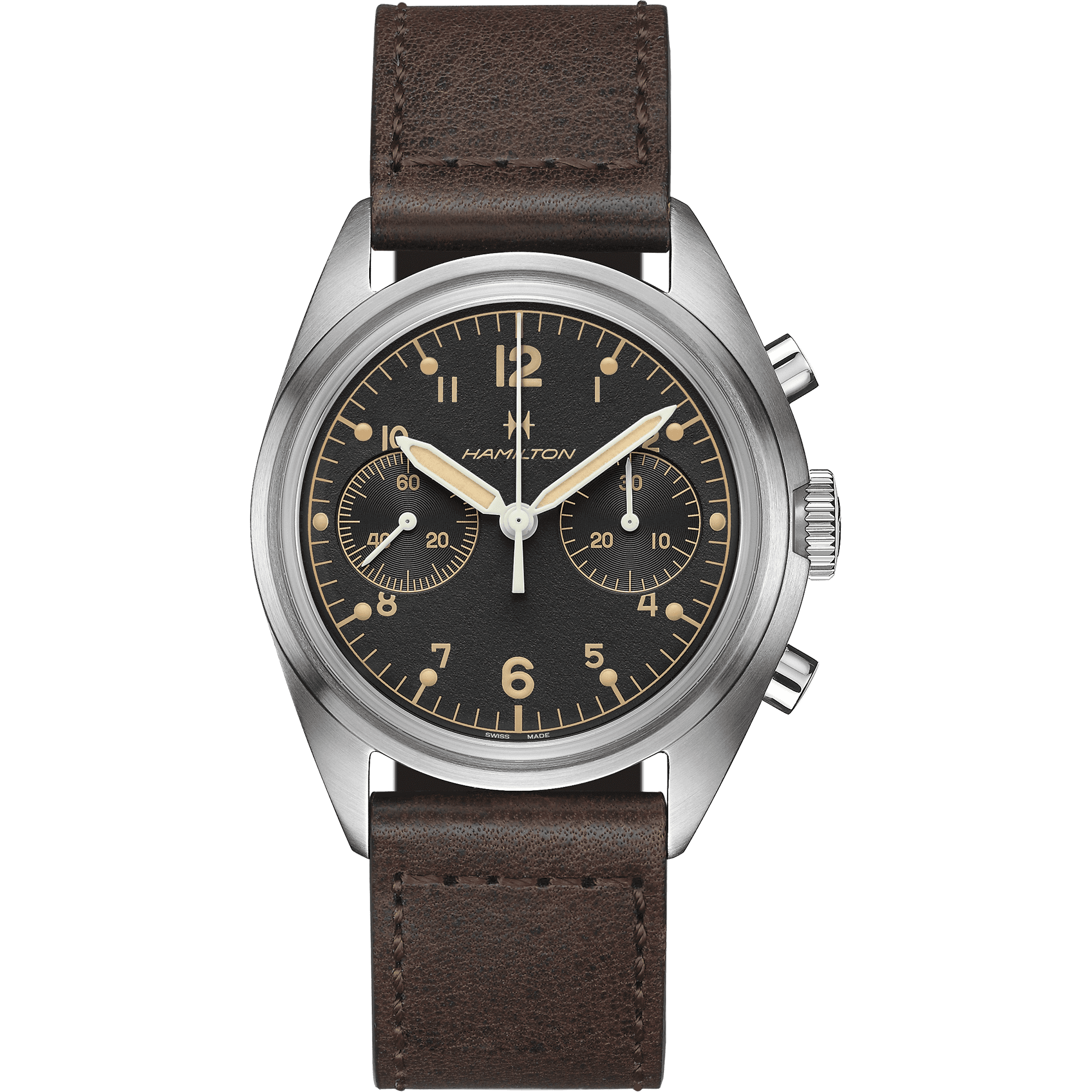 Hamilton Khaki Pilot Pioneer Mechanical Chrono H76409530 Men's Watch