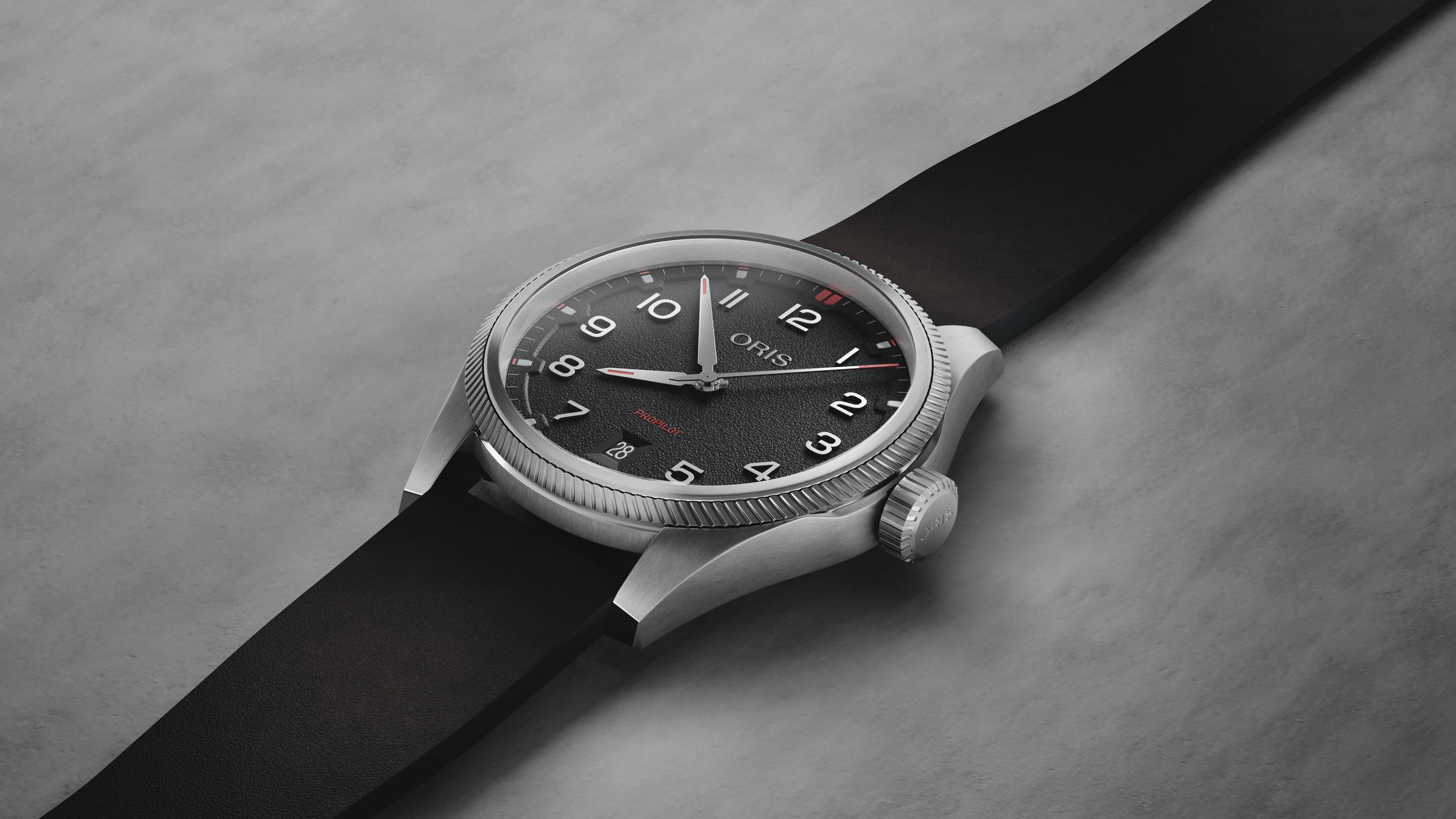 Oris ProPilot Date men's watch 01 733 7805 4164-07 6 ​​20 14LC