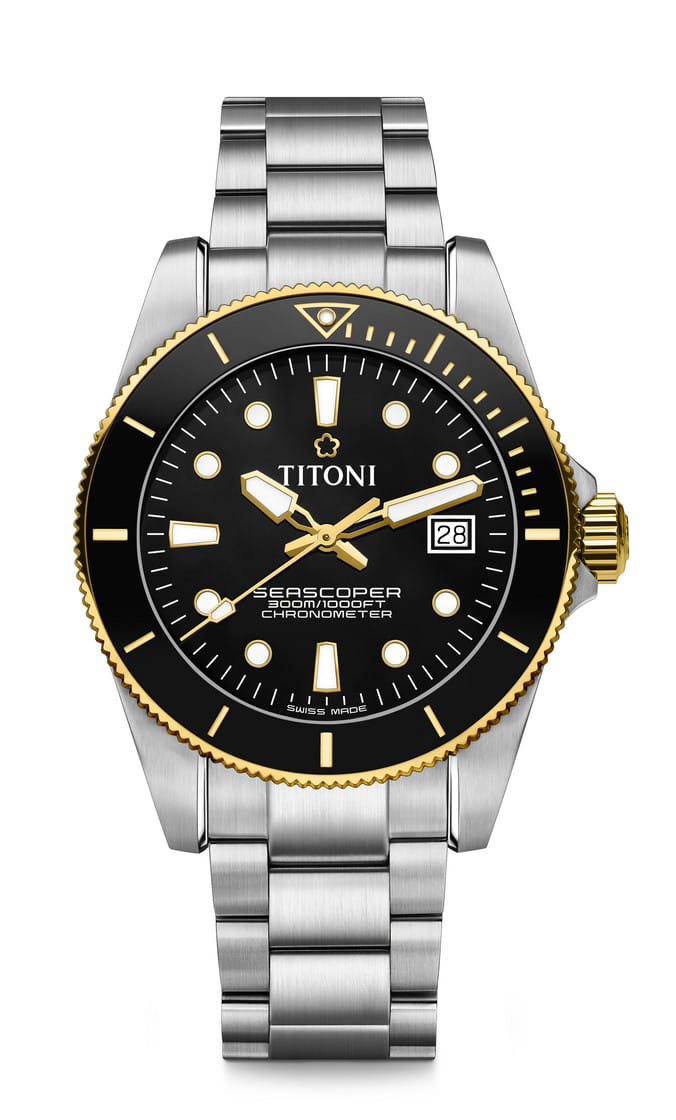 Titoni Seascoper men's watch 83300 SYS-BK-248