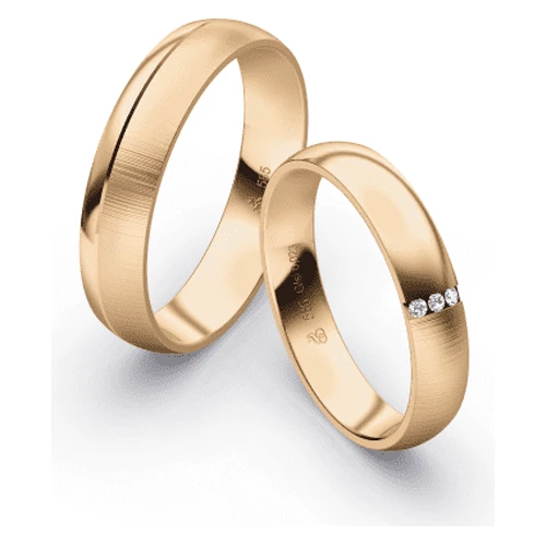 First Individual Love 3D Summer – One pair of wedding rings Rauschmayer 72-04042 / 73-04042