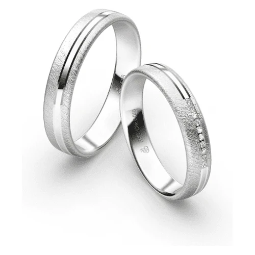 First Individual Love 3D White – Two pair of wedding rings Rauschmayer 72-04044 / 73-04044