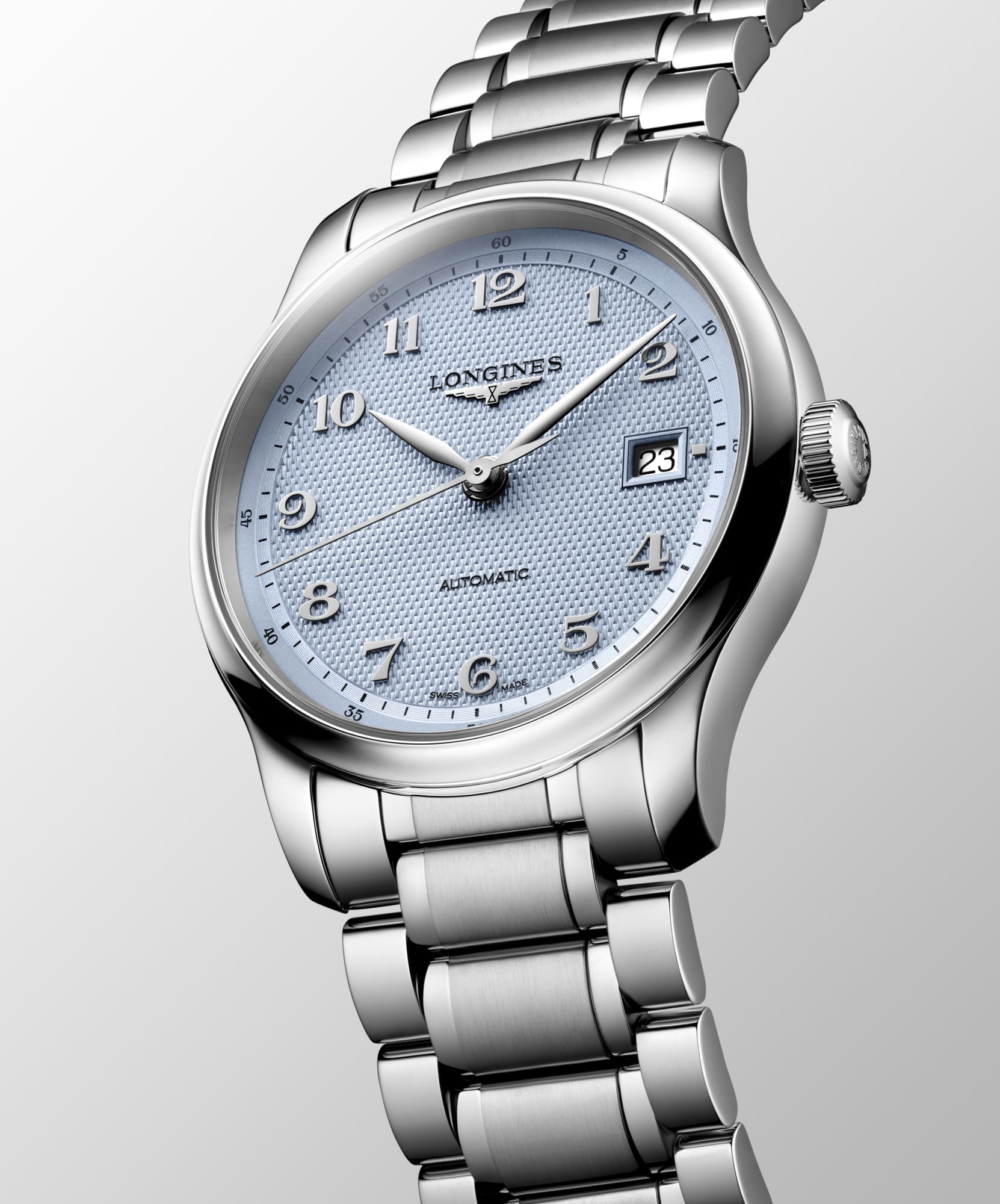 Longines Master Collection Mens Watch Light Blue 39mm L2.949.4.99.6
