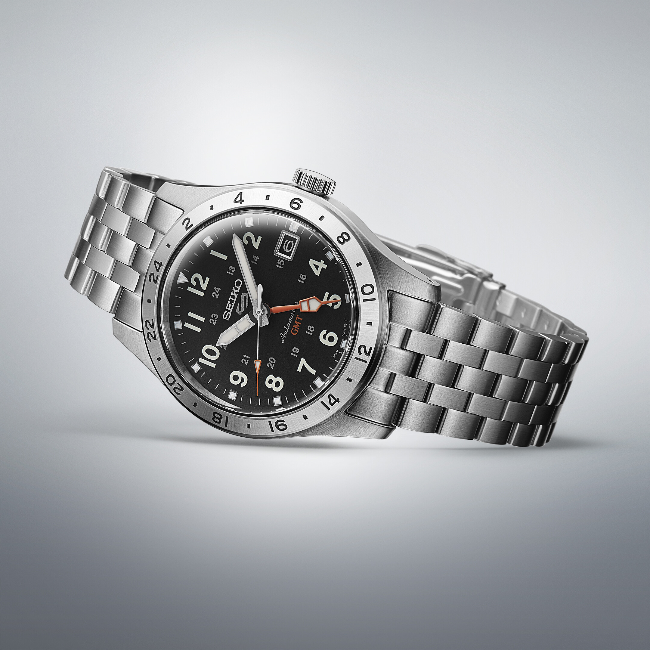Seiko SSK023K1 5 Sports GMT Field Sports Style Men's Watch