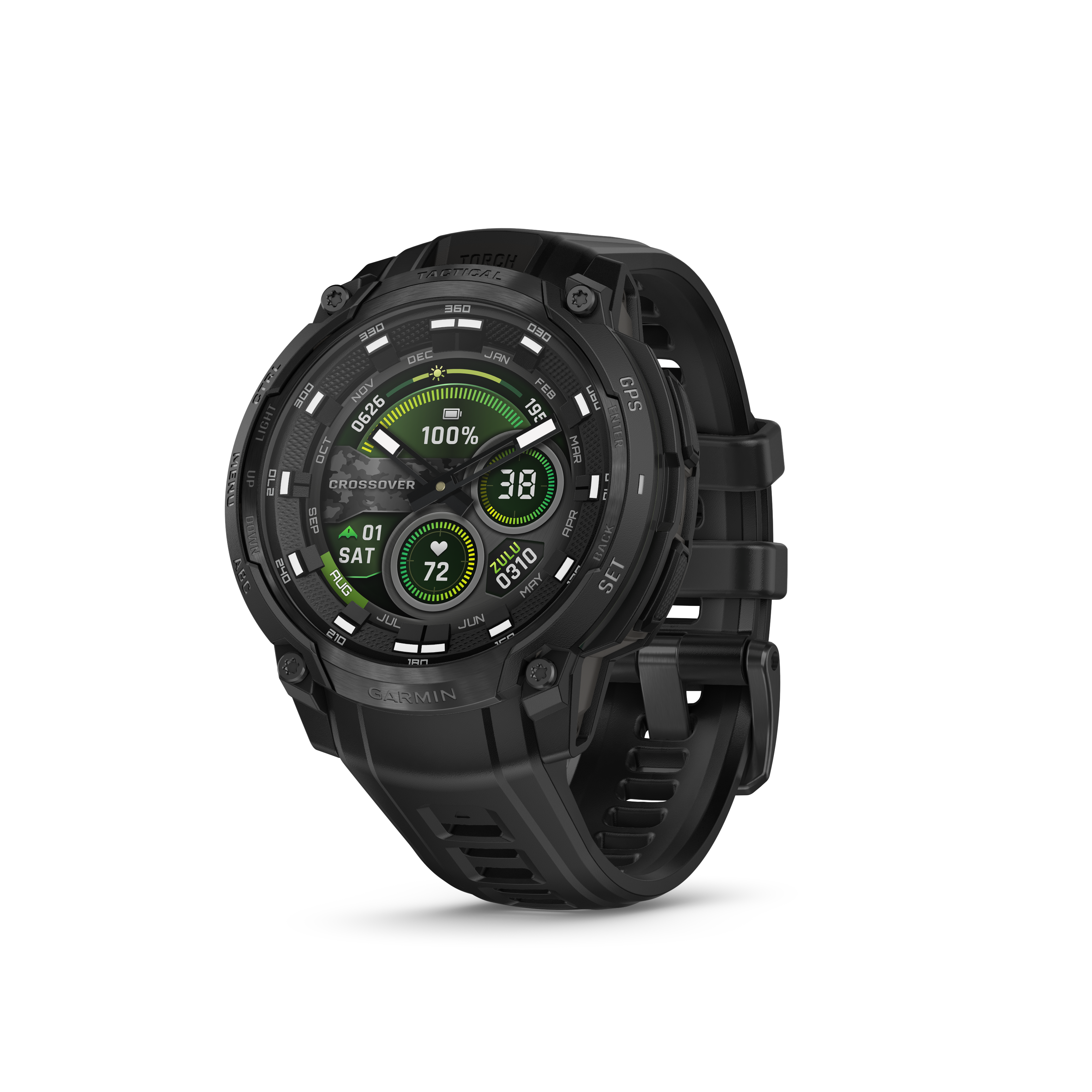 Garmin Instinct® Crossover AMOLED - Tactical Edition
Schwarz Herrenuhr 010-03398-02