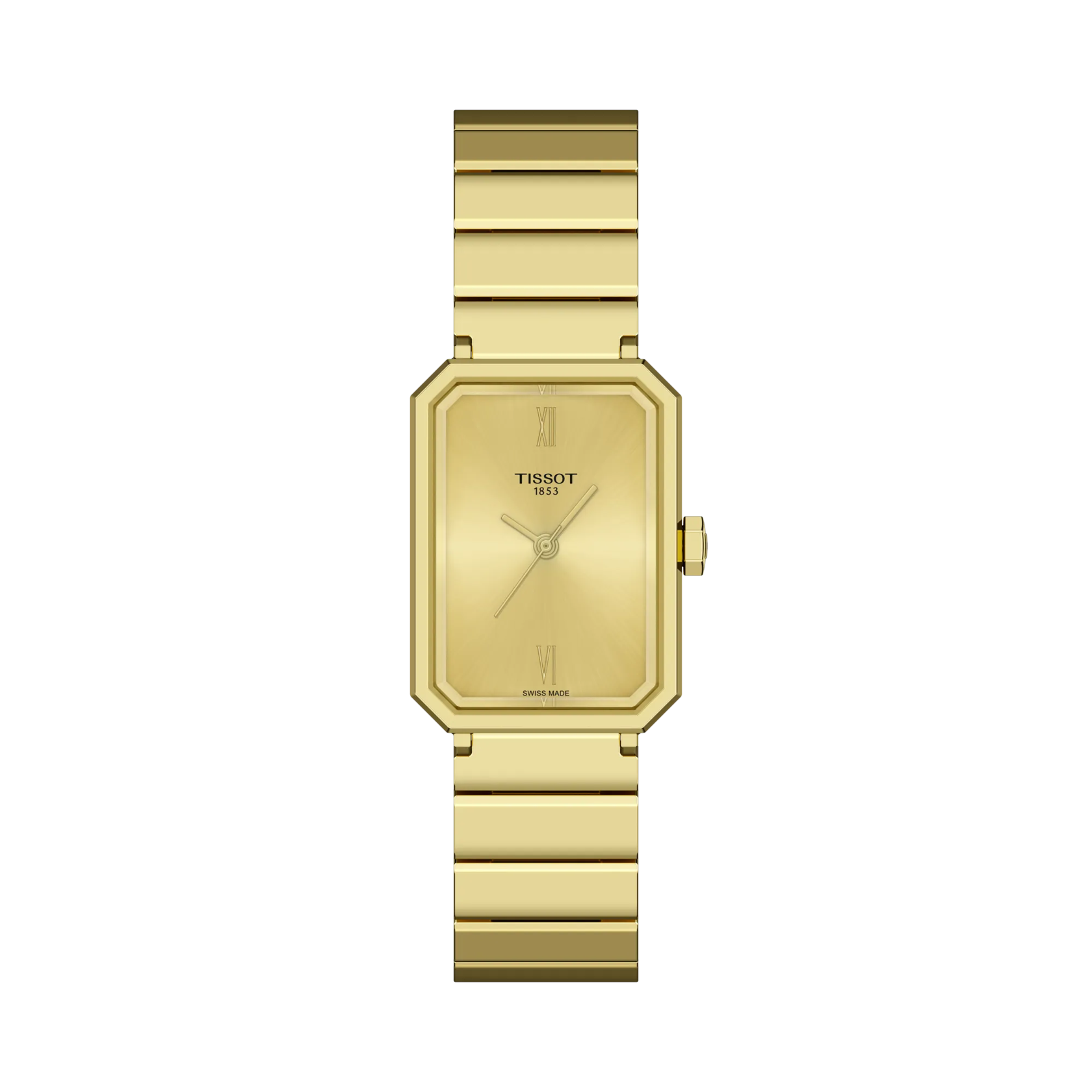 Tissot SRV Swiss quartz movement, gold, 30mm ladies' watch T160.110.33.023.00