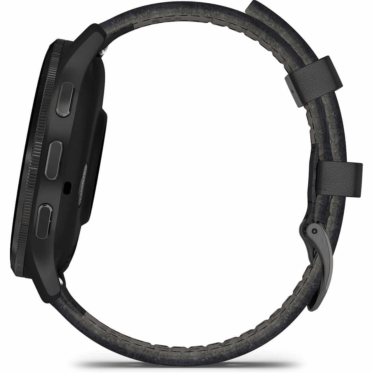 Garmin Venu 3 black/slate gray with leather strap and silicone strap men's watch 010-02784-52