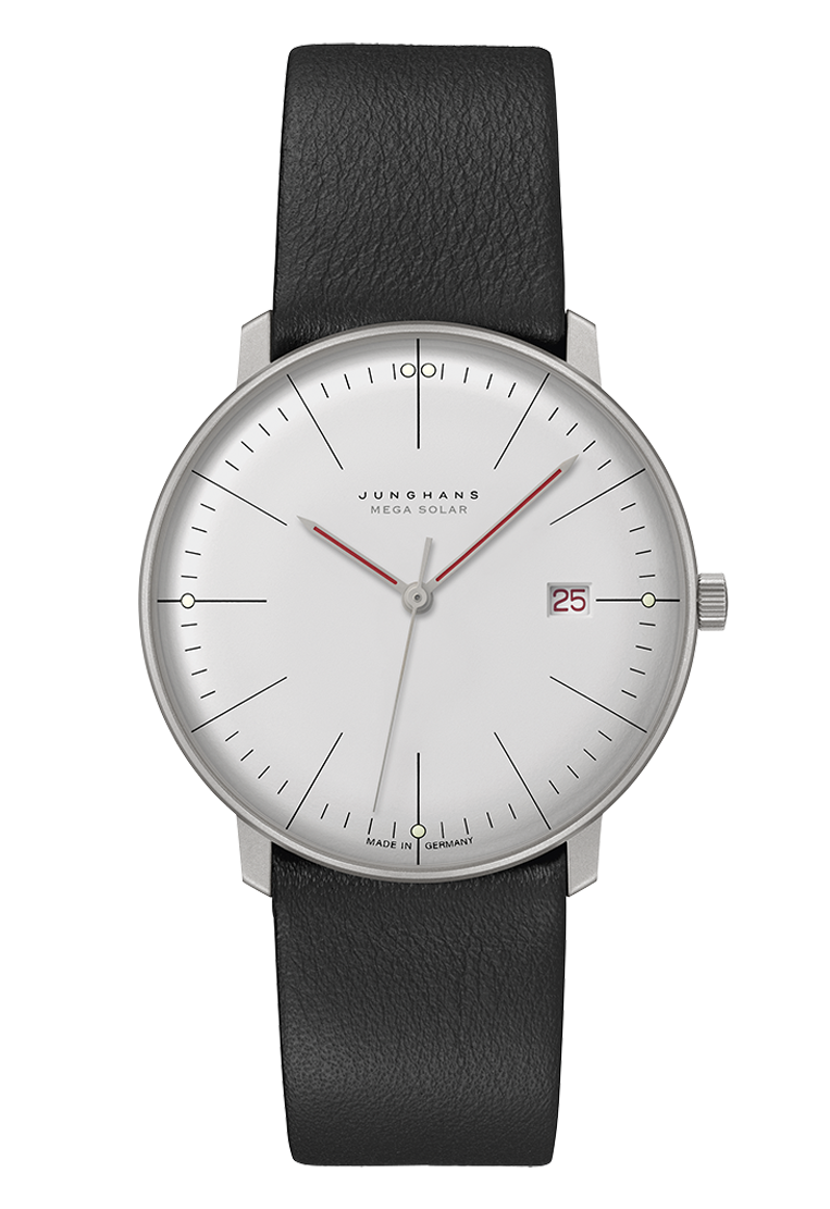 Junghans Max Bill Mega Solar Bauhaus men's watch 059/2326.02