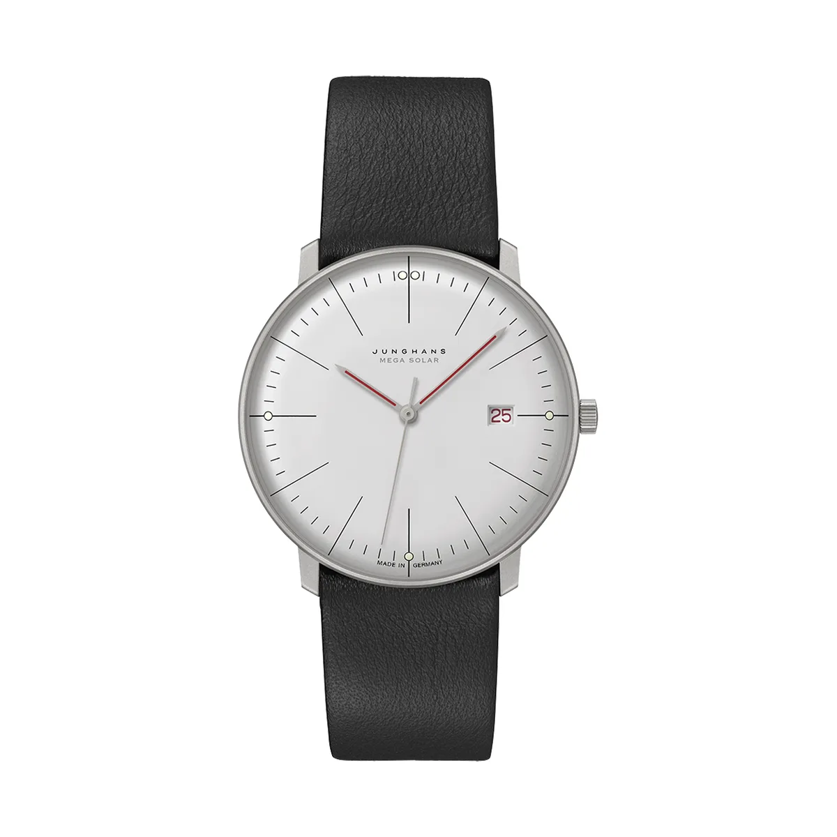 Junghans Max Bill Mega Solar Bauhaus men's watch 059/2326.02